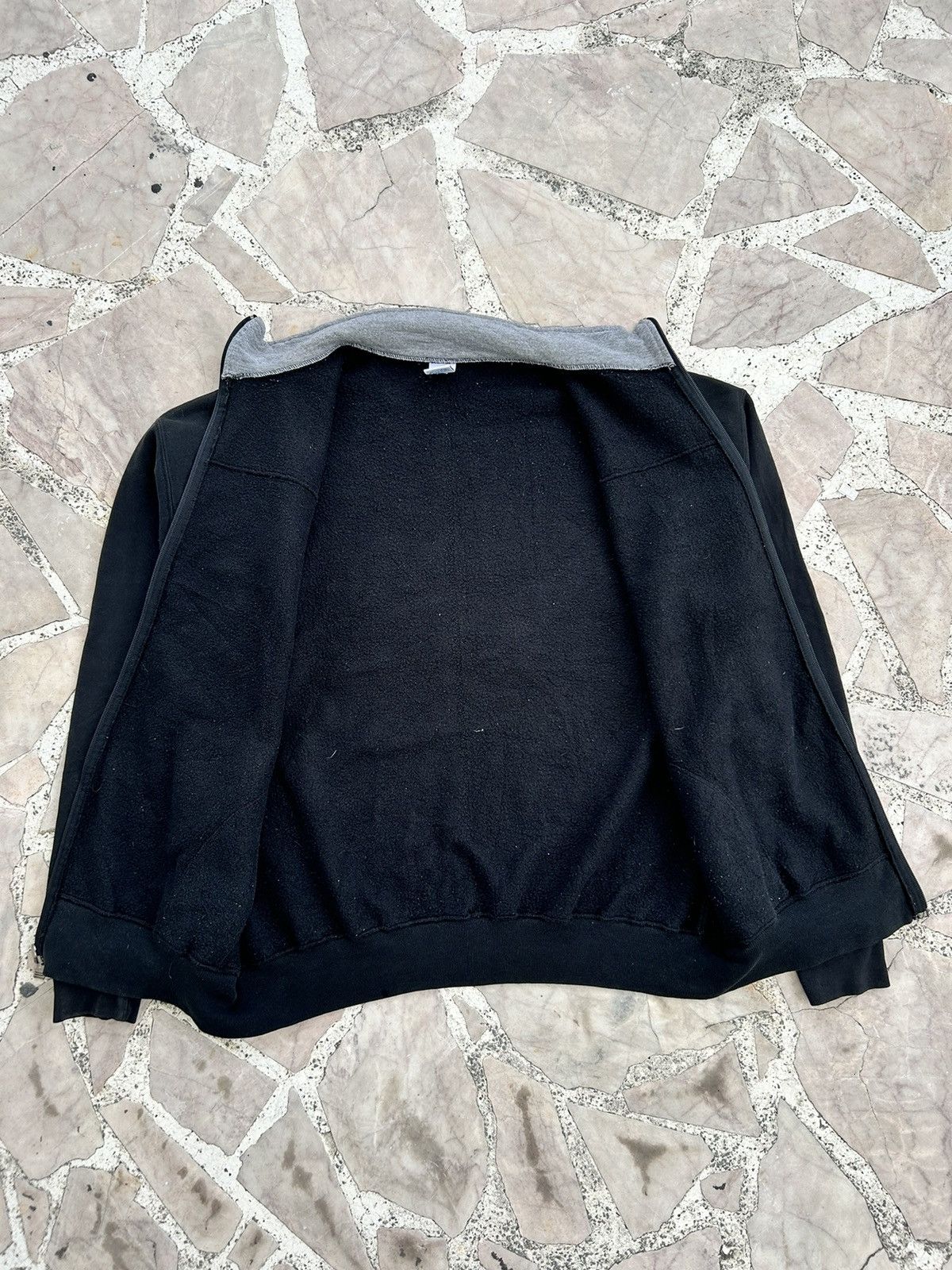 Russell Athletic Y2k Russell vintage black plain jacket Size US L / EU 52-54 / 3 - 8 Thumbnail