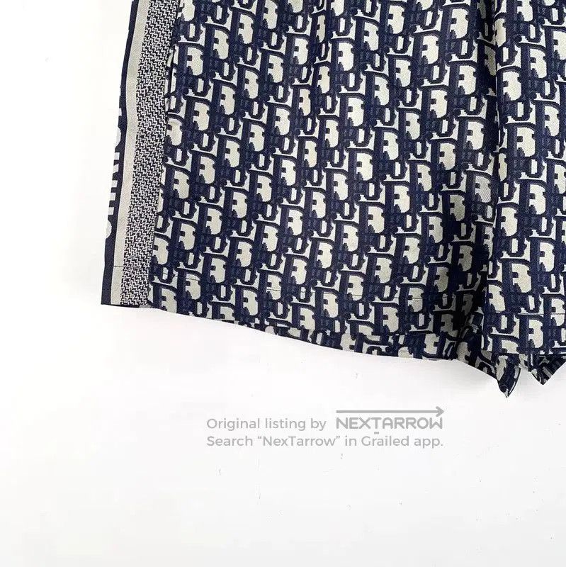 Dior Dior Blue Silk Women's Shorts . Size 23" - 4 Thumbnail