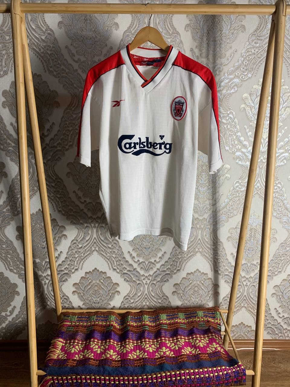Reebok Vintage Reebok FC Liverpool England Soccer Jersey Retro Size US L / EU 52-54 / 3 - 1 Thumbnail