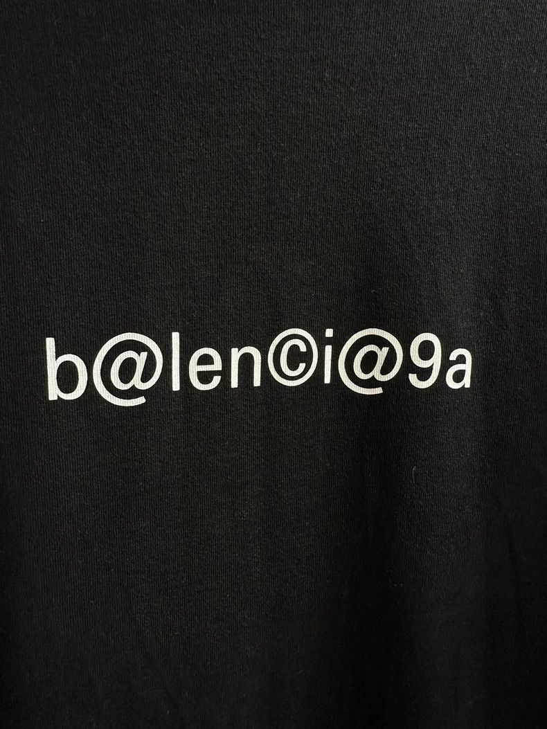Balenciaga Balenciaga Black mailbox logo short sleeve Size US XXS / EU 40 - 3 Thumbnail