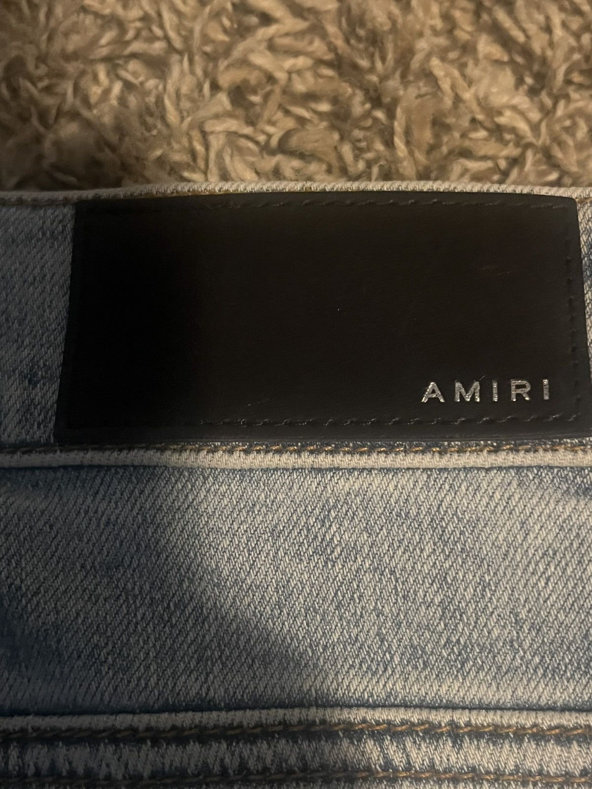 Amiri Amiri Embroidery Broken J (DM me to negotiate) Size US 32 / EU 48 - 3 Thumbnail