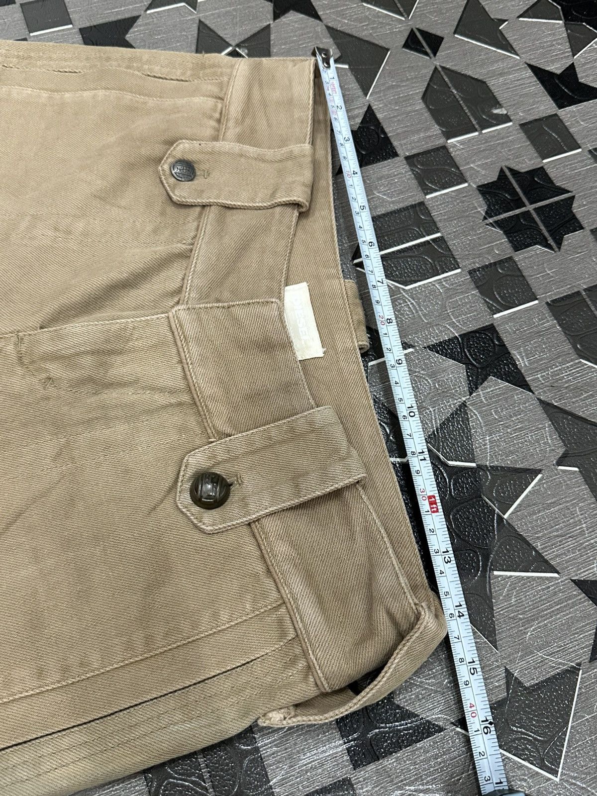 Diesel 2000 Diesel Studded Button Flare Denim Size US 28 / EU 44 - 10 Thumbnail