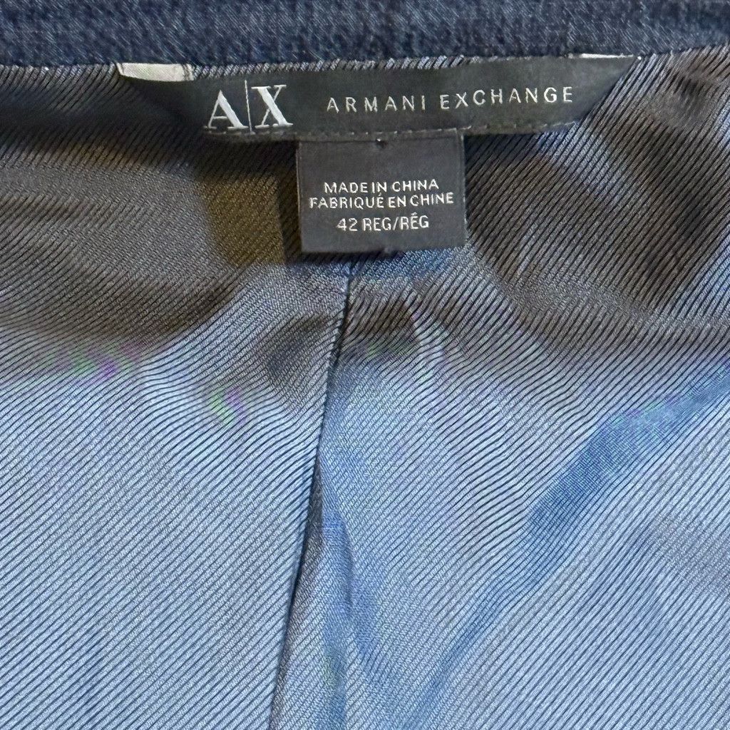 Armani Exchange Armani Exchange Men’s Blue Blazer 42R Size 42R - 9 Thumbnail
