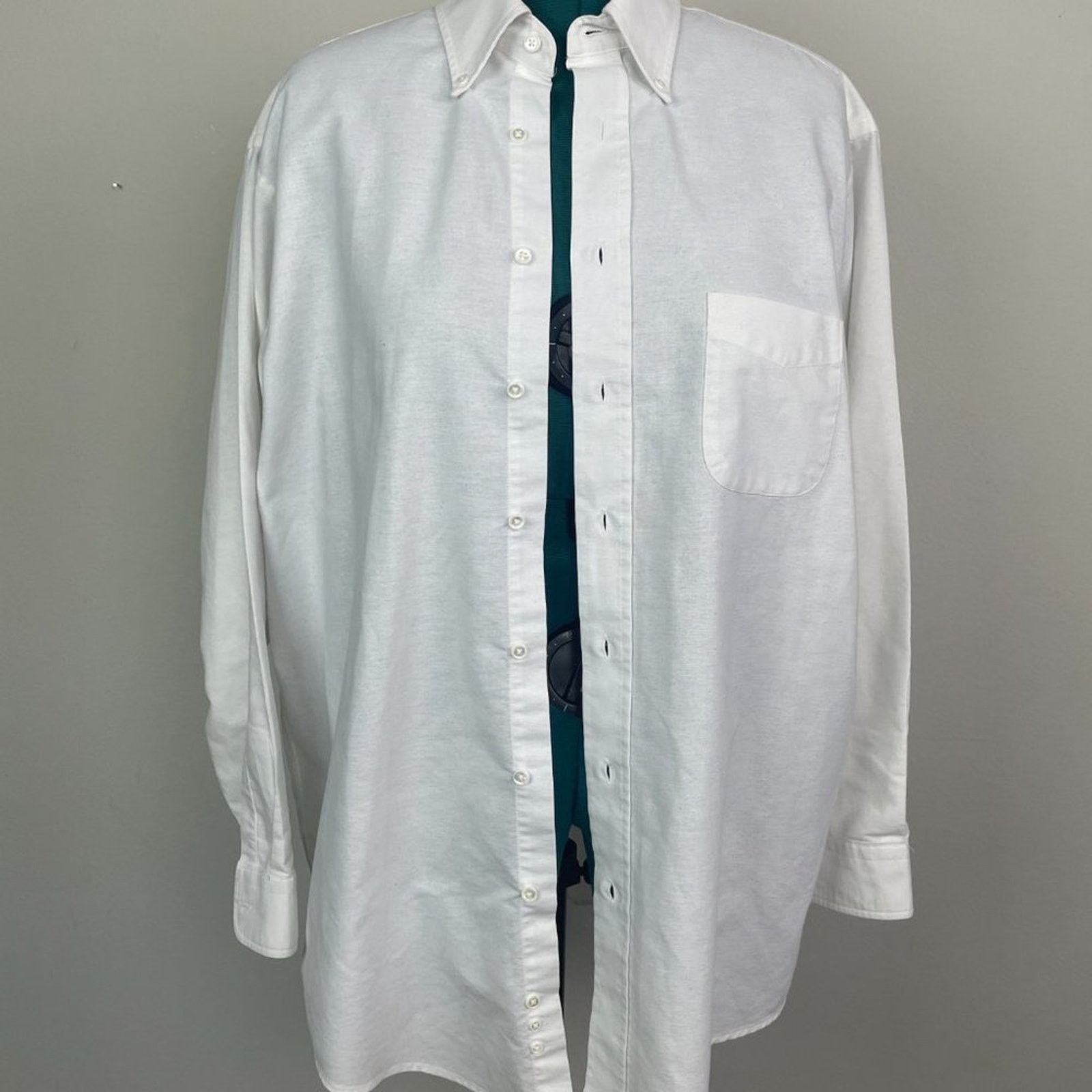 Stafford Stafford Men's Button Down, Size 18/35 Size US L / EU 52-54 / 3 - 4 Thumbnail