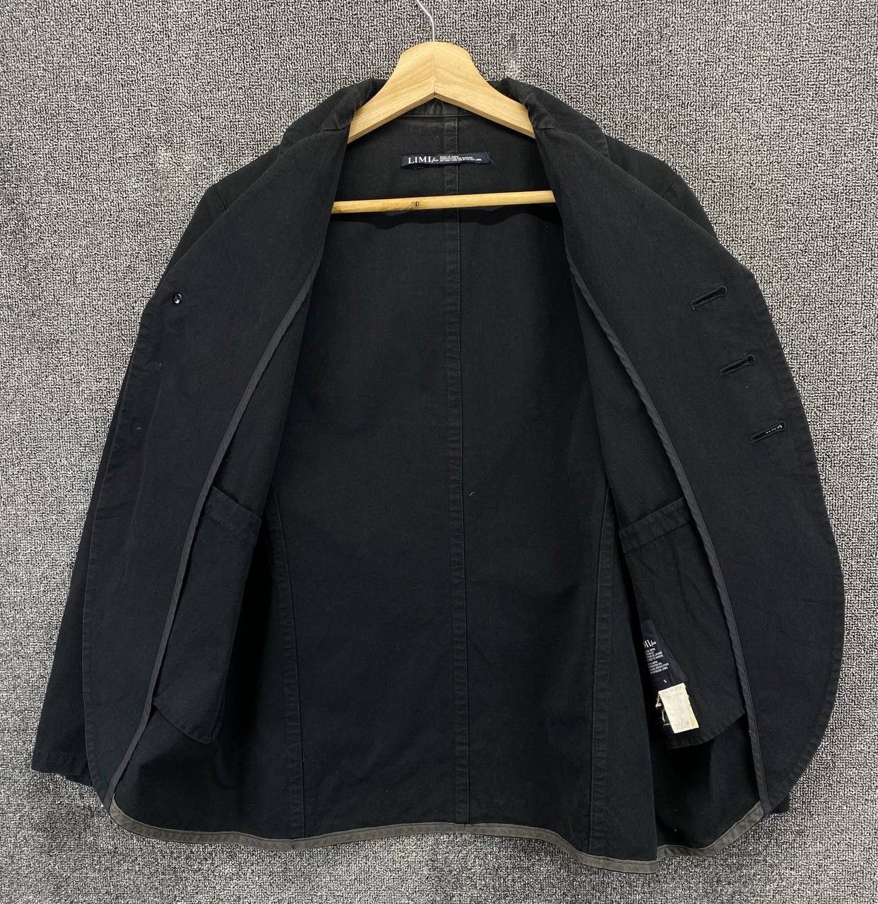 Yohji Yamamoto Vintage Yohji Yamamoto Limi Feu Coat Black Jacket Size S / US 4 / IT 40 - 6 Thumbnail