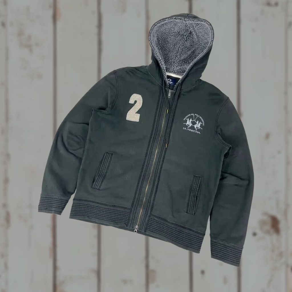 La Martina La Martina Hoodie Full Zip Faux Fur Hooded Men Size XL Black Size US XL / EU 56 / 4 - 1 Thumbnail
