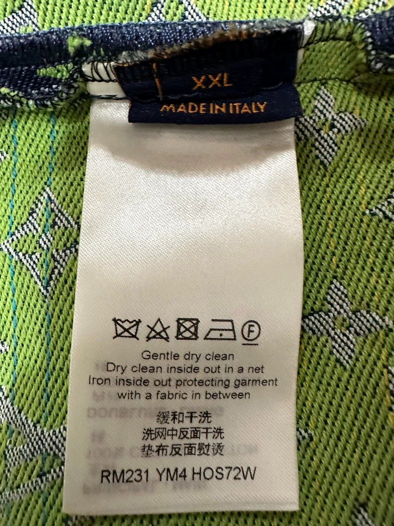 Louis Vuitton Louis Vuitton Full-print denim short sleeve 2502-Nextarrow Size US XXL / EU 58 / 5 - 5 Thumbnail