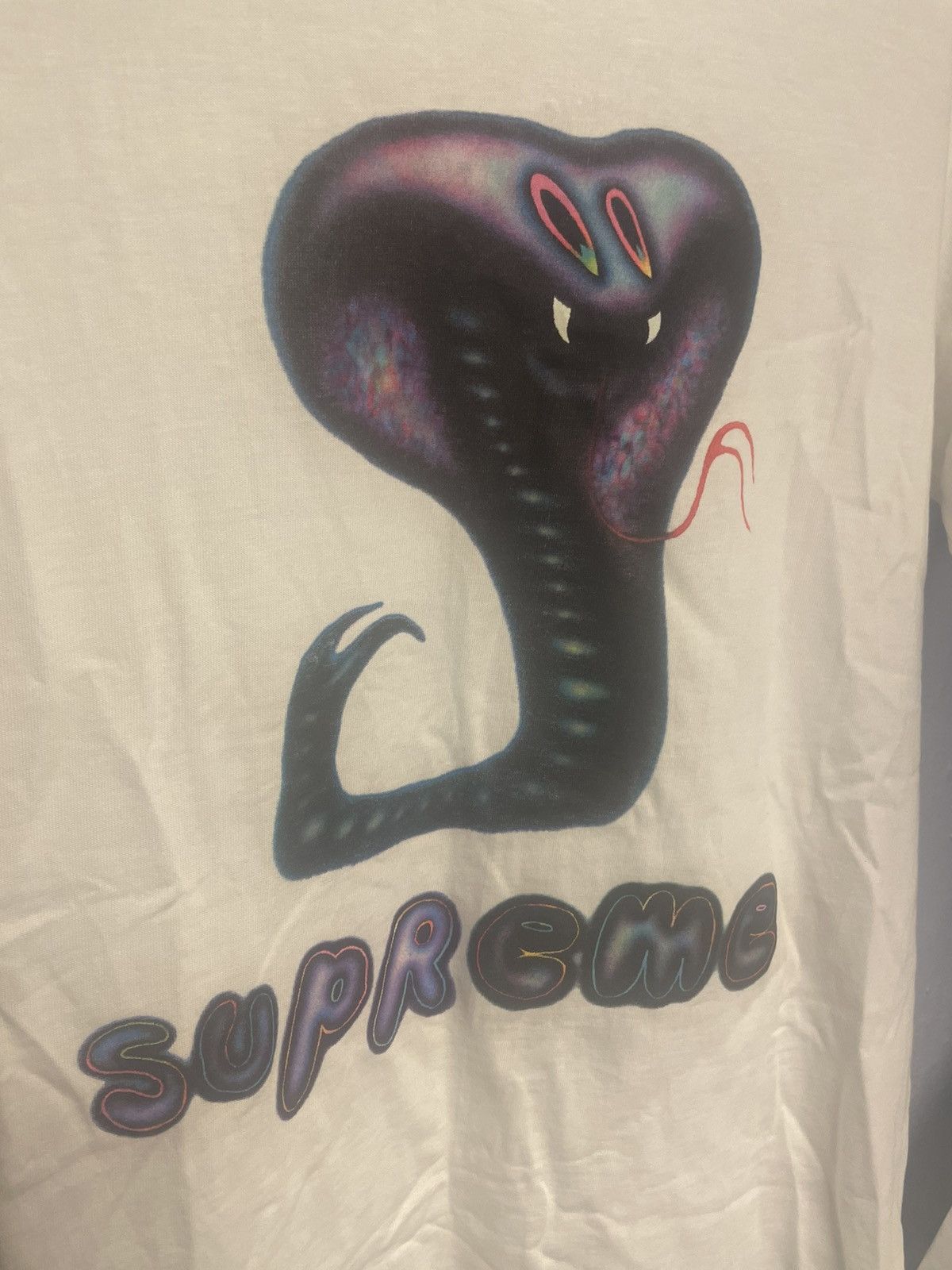 Supreme Supreme Snake Tee White S Size US S / EU 44-46 / 1 - 4 Thumbnail