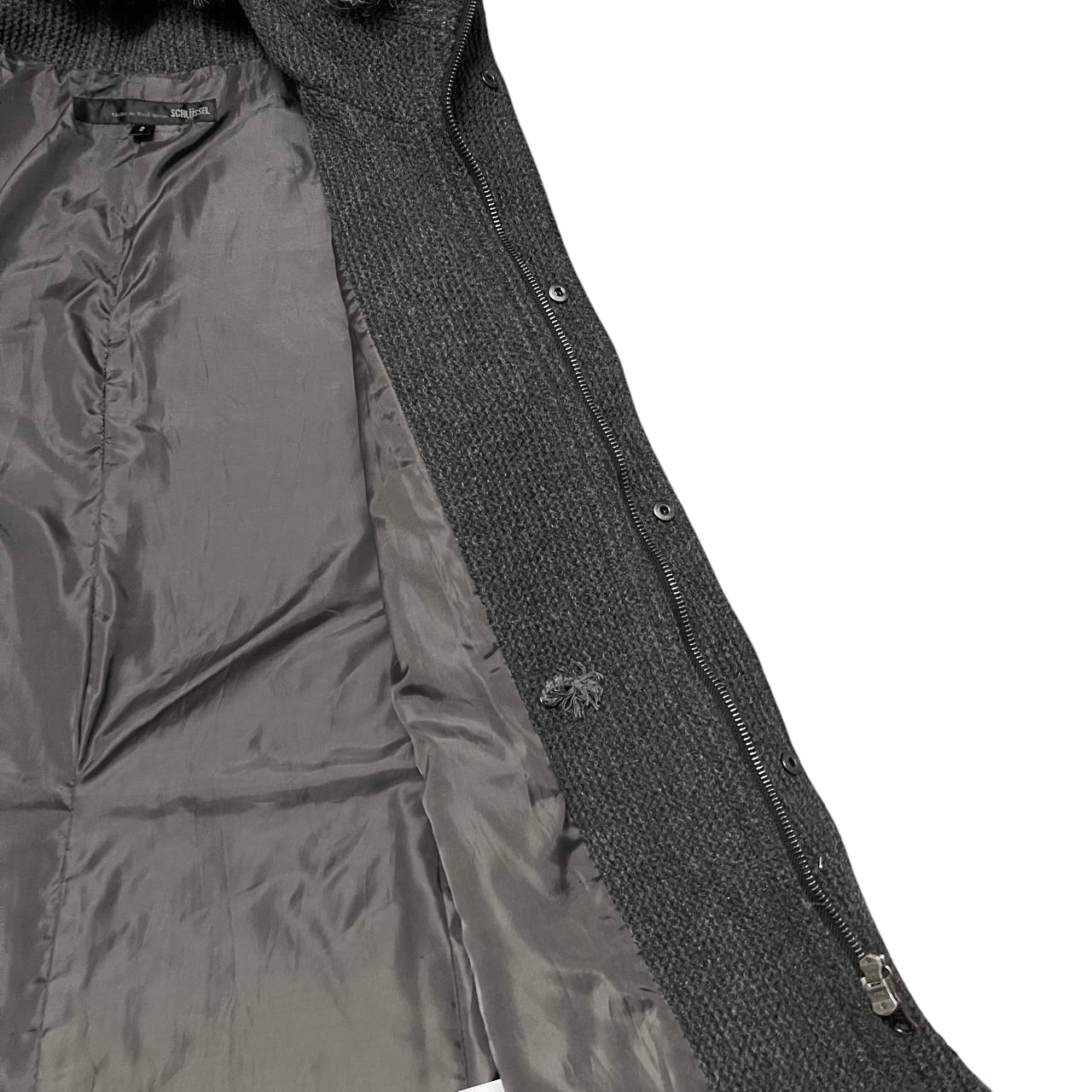 Schlussel Vintage Schlussel Fur Hooded Jacket Size US M / EU 48-50 / 2 - 9 Thumbnail