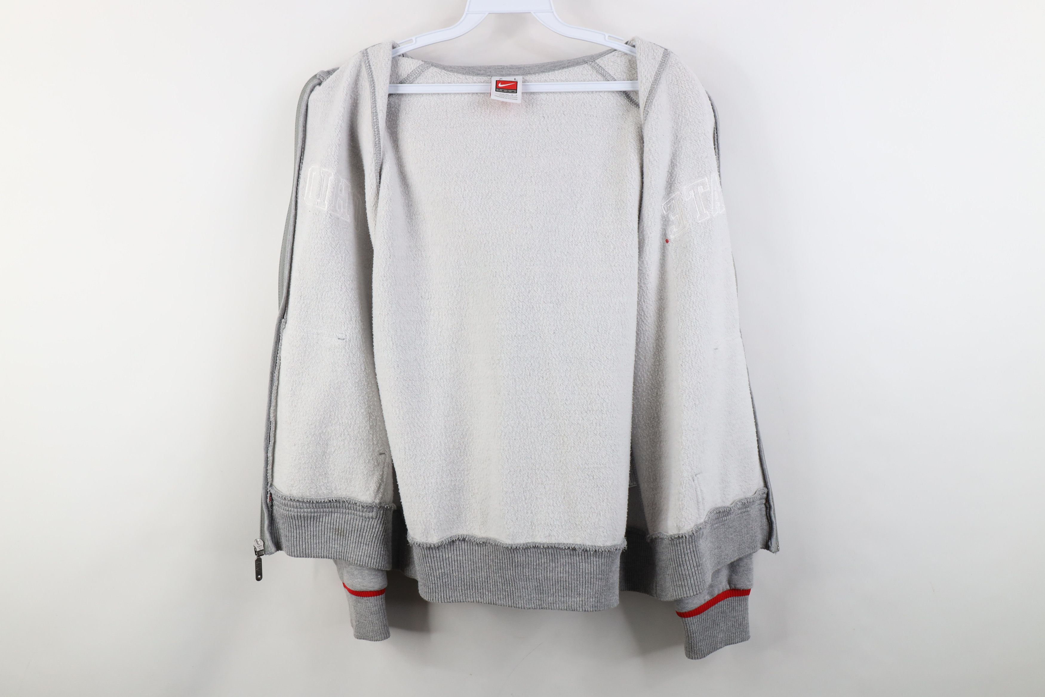 Nike Vintage Nike Scott Mini Swoosh Ohio State University Hoodie Size L / US 10 / IT 46 - 12 Thumbnail