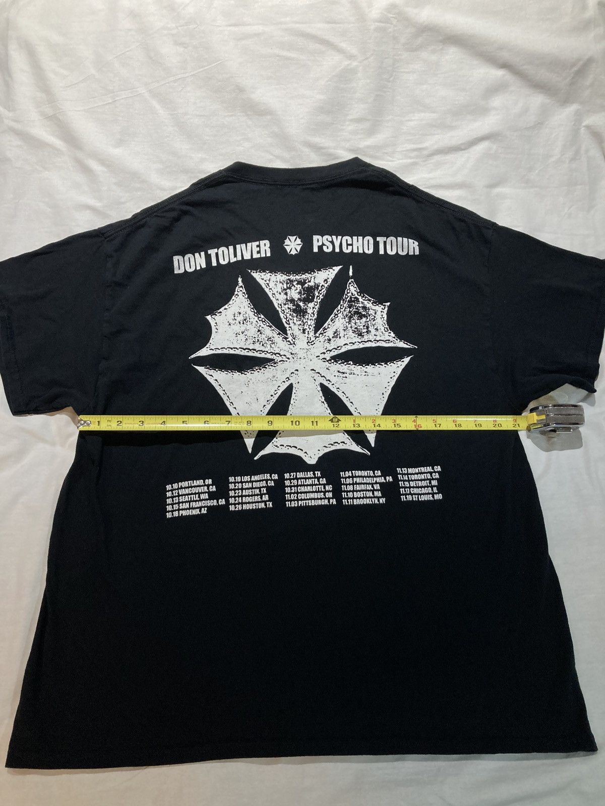 Other Don Toliver Psycho Tour T-shirt, Men’s size XL Size US XL / EU 56 / 4 - 5 Thumbnail