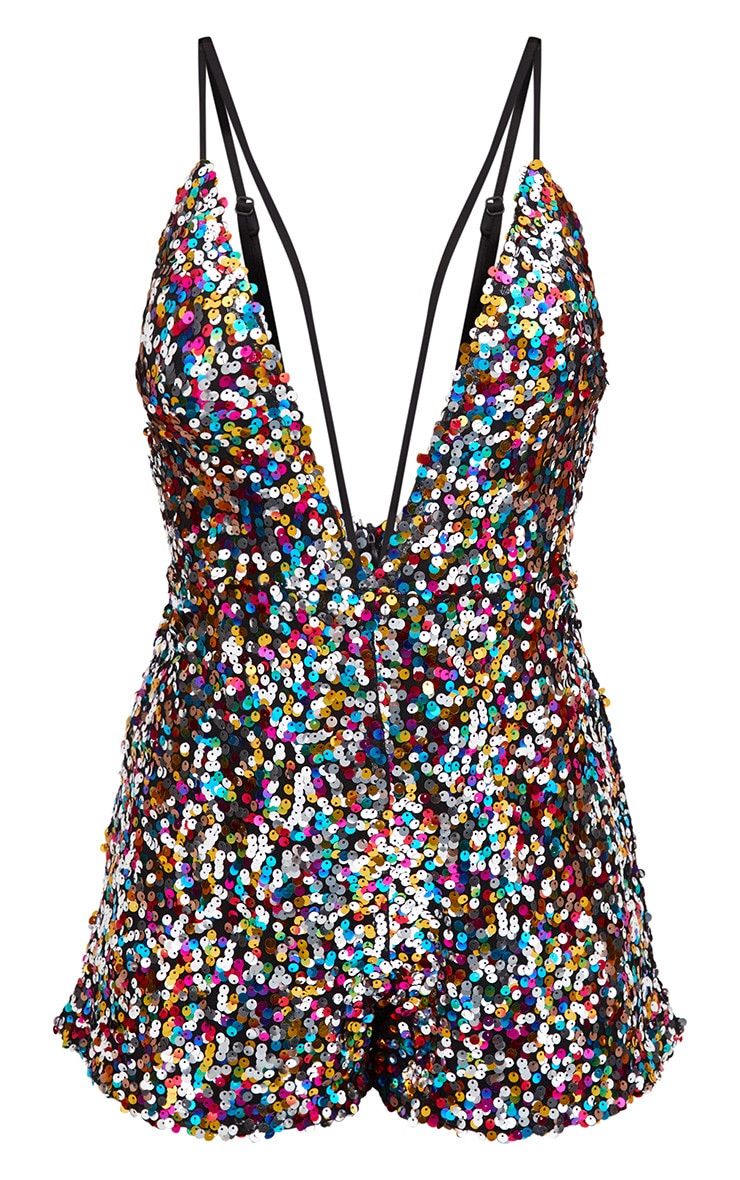 PrettyLittleThing sequin jumpsuit Size 34" / US 12 / IT 48 - 5 Thumbnail