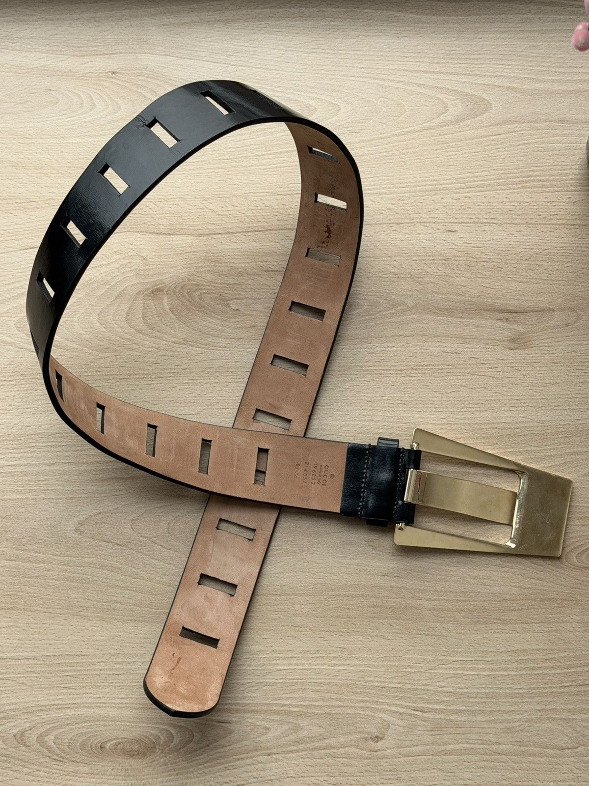 Gucci Gucci Black Patent Buckle Belt Size ONE SIZE - 8 Thumbnail