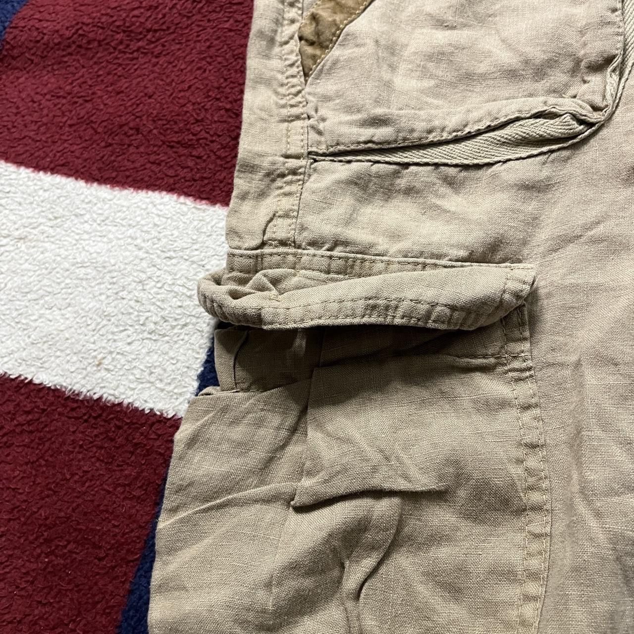 Hard Tail Y2k Hard tail beige cargo shorts khaki baggy grunge utility Size 30" / US 8 / IT 44 - 3 Thumbnail