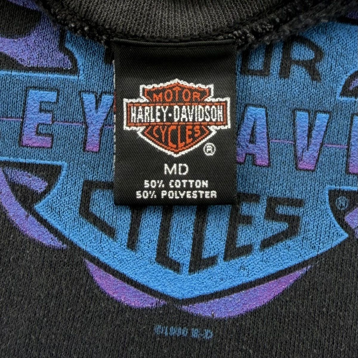 Harley Davidson 🔥VTG 90s Harley Davidson Motorcycle Long Sleeve Sweatshirt Size US M / EU 48-50 / 2 - 13 Thumbnail