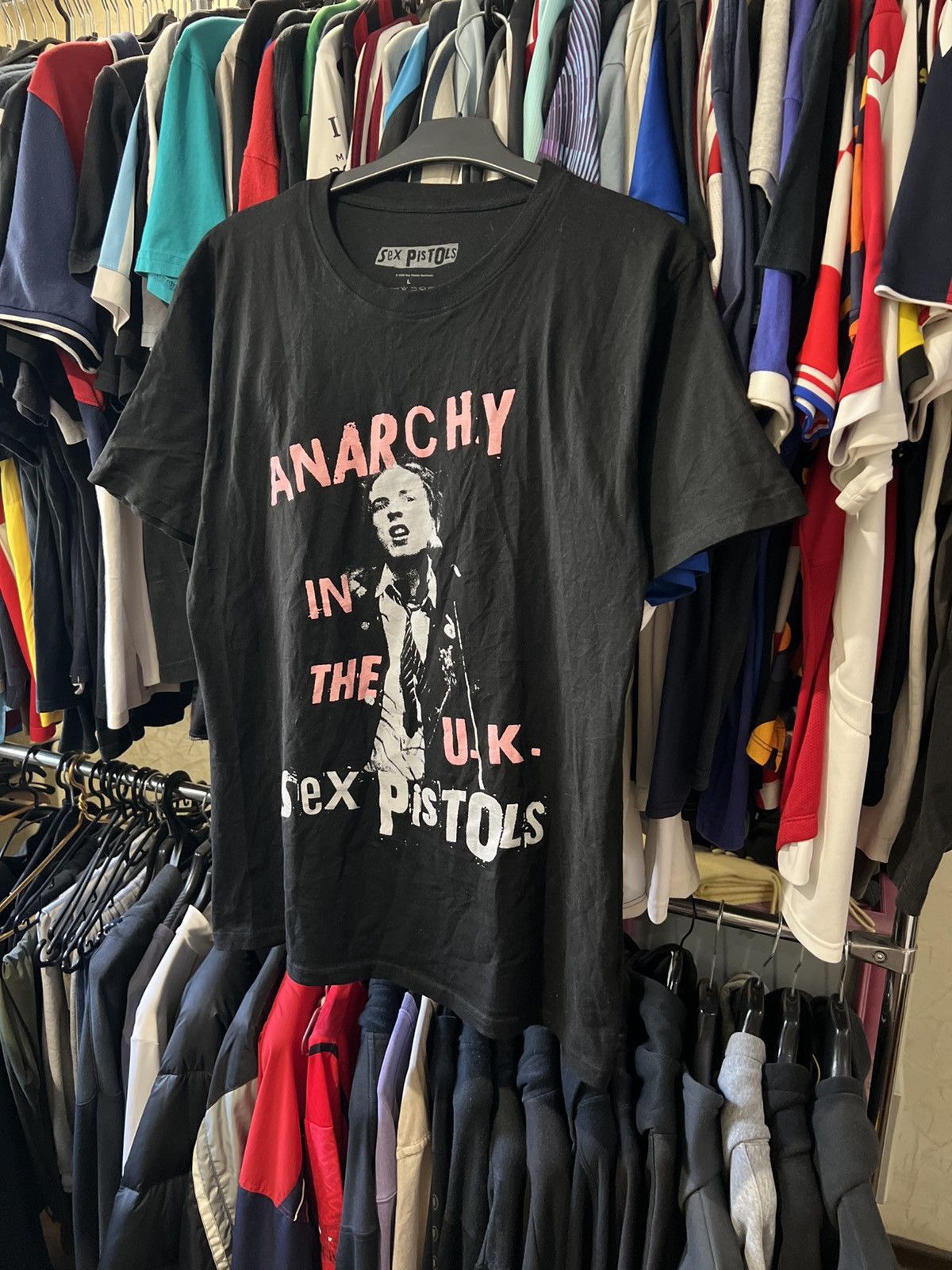 Band Tees VINTAGE SEX PISTOLS ANARCY IN THE U.K. GRAPHIC BAND ROCK TEE Size US L / EU 52-54 / 3 - 3 Thumbnail