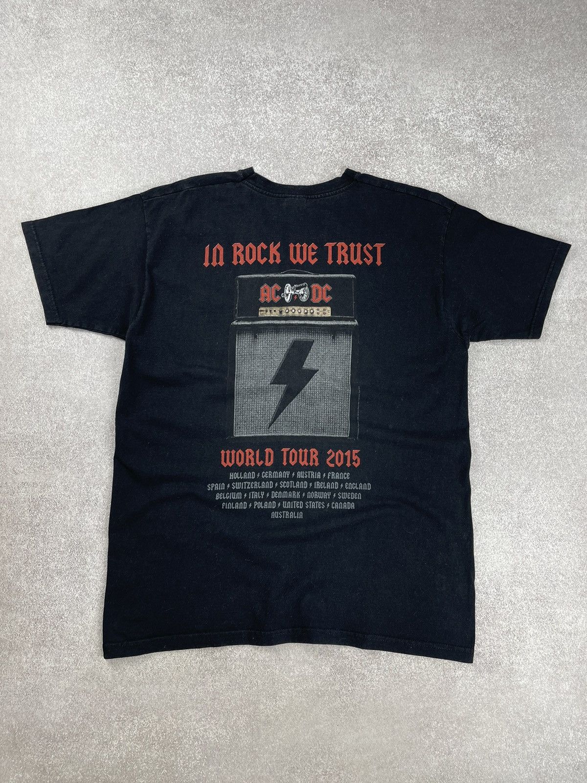 AC/DC × Band Tees Vintage Ac/Dc World Tour Rock Band T-Shirt Size US M / EU 48-50 / 2 - 6 Thumbnail