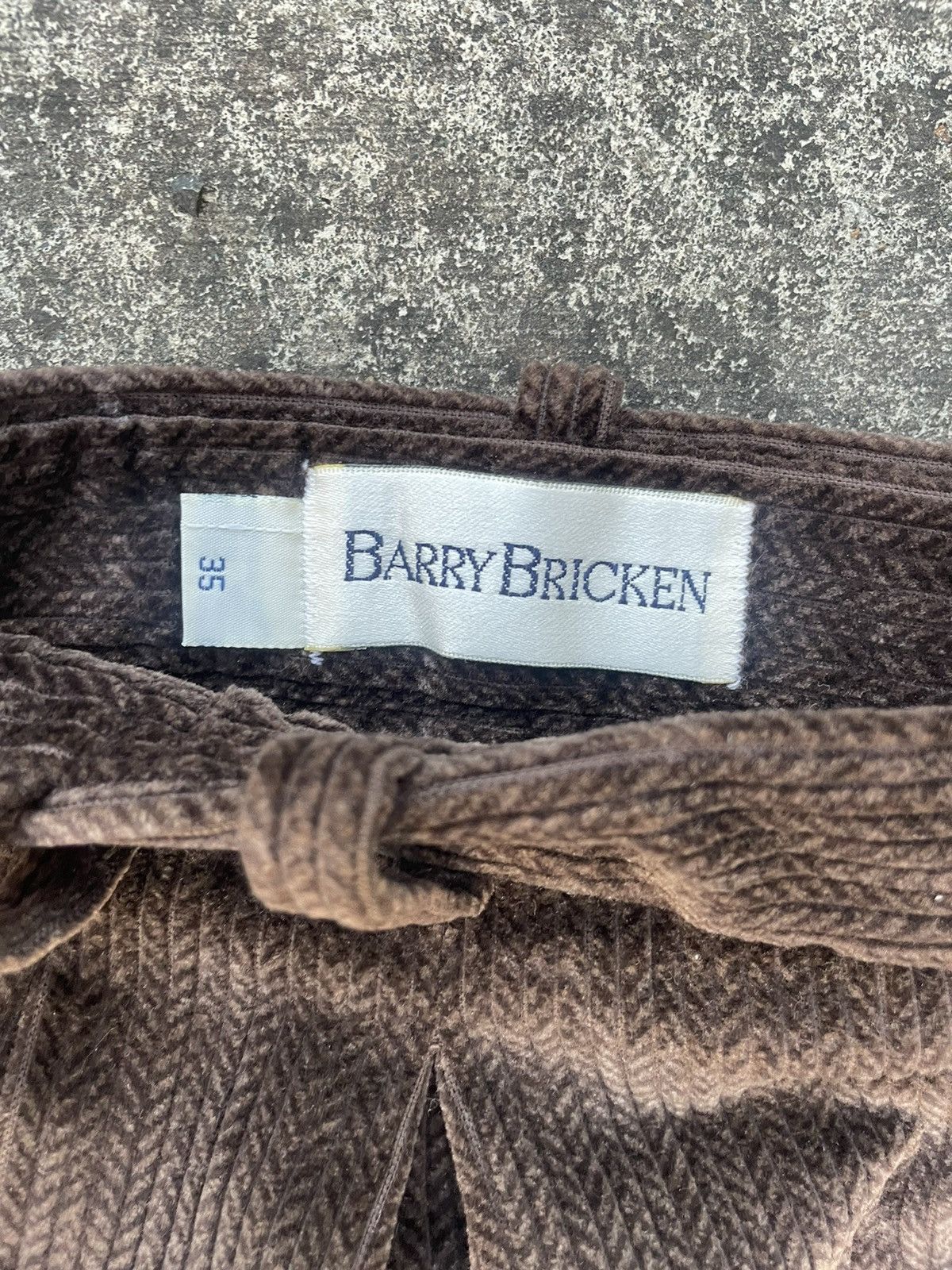 Barry Bricken × Vintage Vintage Brown Codruroys (35-30) Size US 32 / EU 48 - 3 Thumbnail