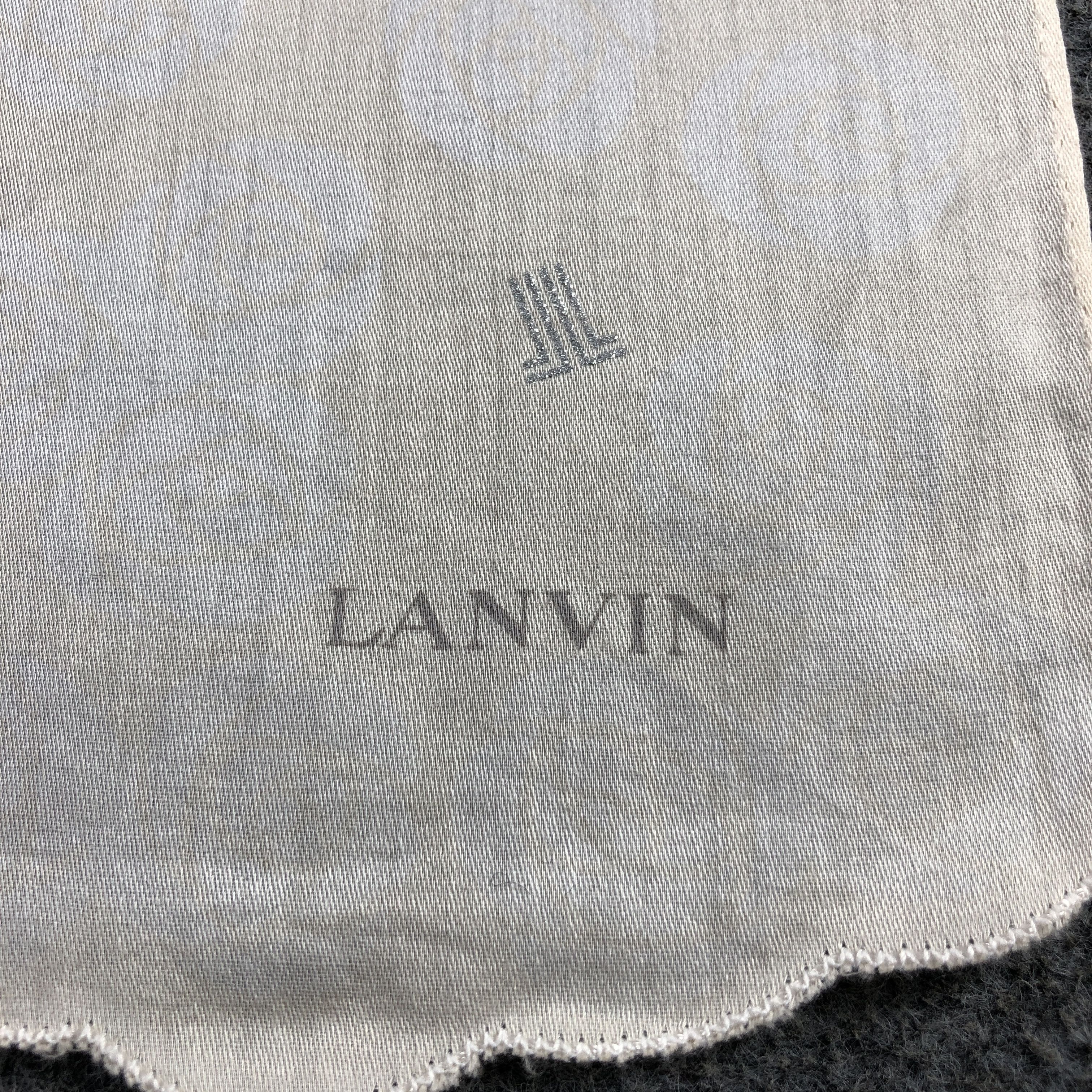 Lanvin Lanvin Floral Handkerchief Neckerchief Bandana H2800 Size ONE SIZE - 4 Thumbnail