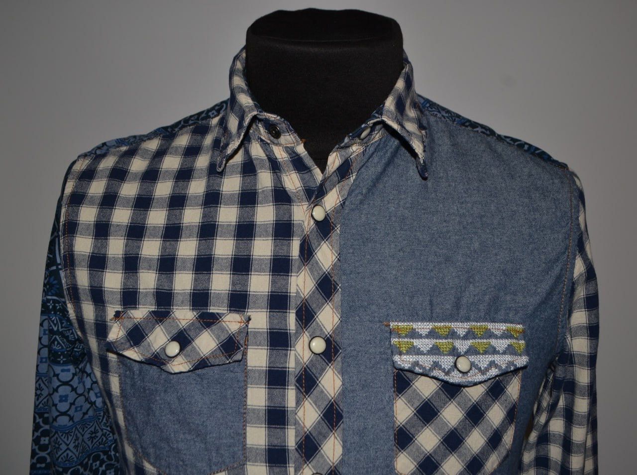 Desigual Desigual Western shirt long sleeves Multicolor size S Size US S / EU 44-46 / 1 - 2 Thumbnail