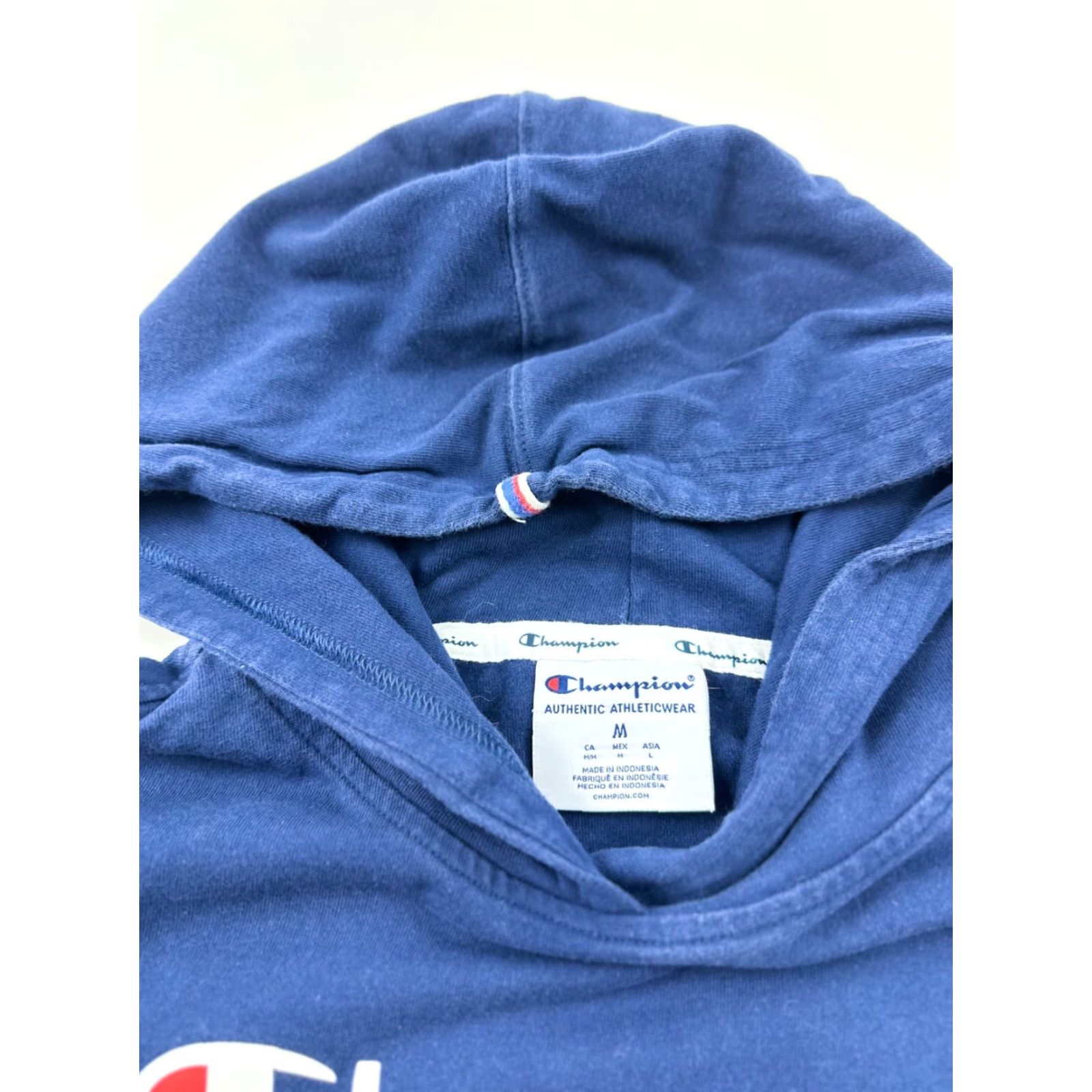 Champion Champion Hoodie Mens Adult Medium Blue Script Spellout Logo Pullover Size US M / EU 48-50 / 2 - 4 Thumbnail