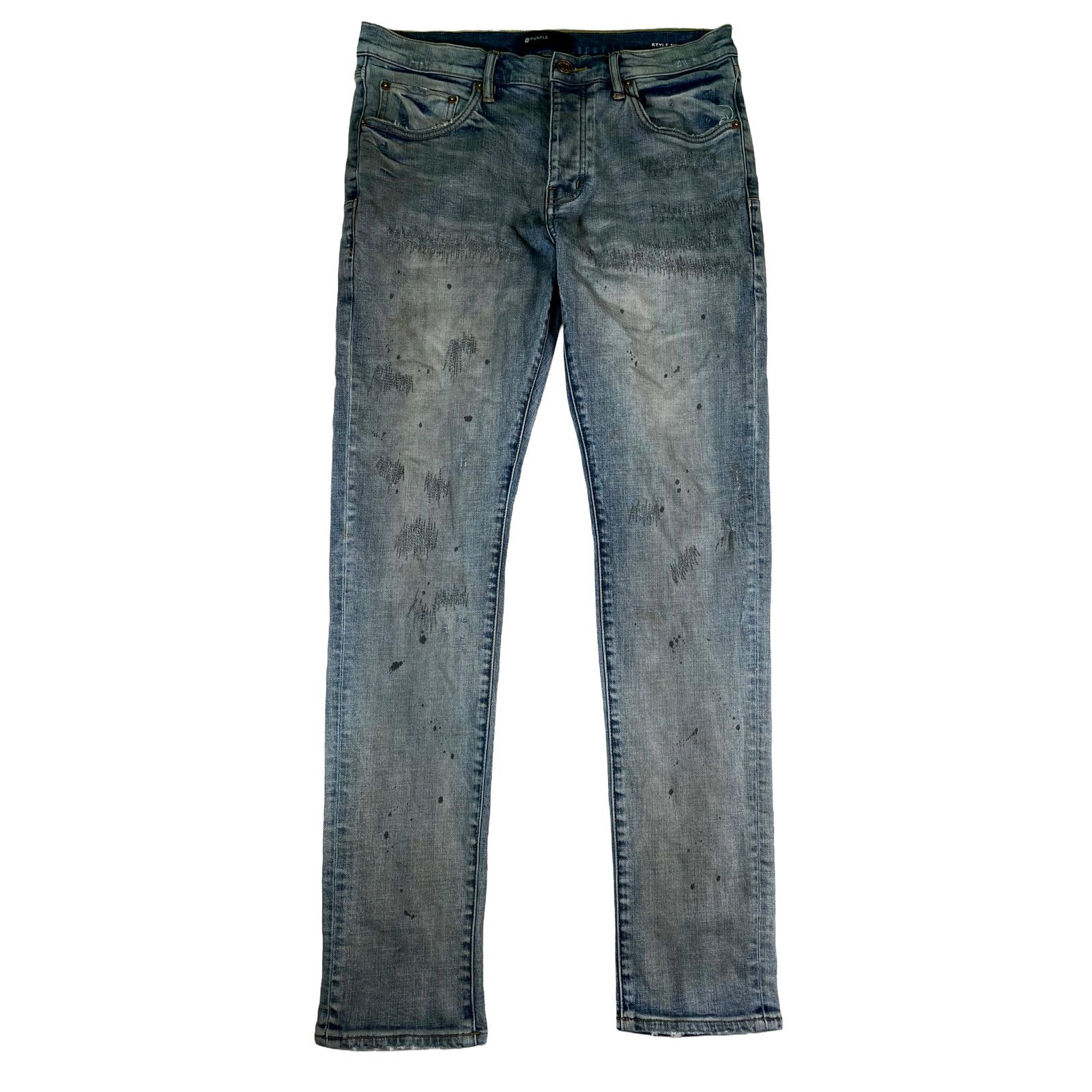 Purple Brand Purple Brand Light Wash Jeans Size US 33 - 1 Thumbnail