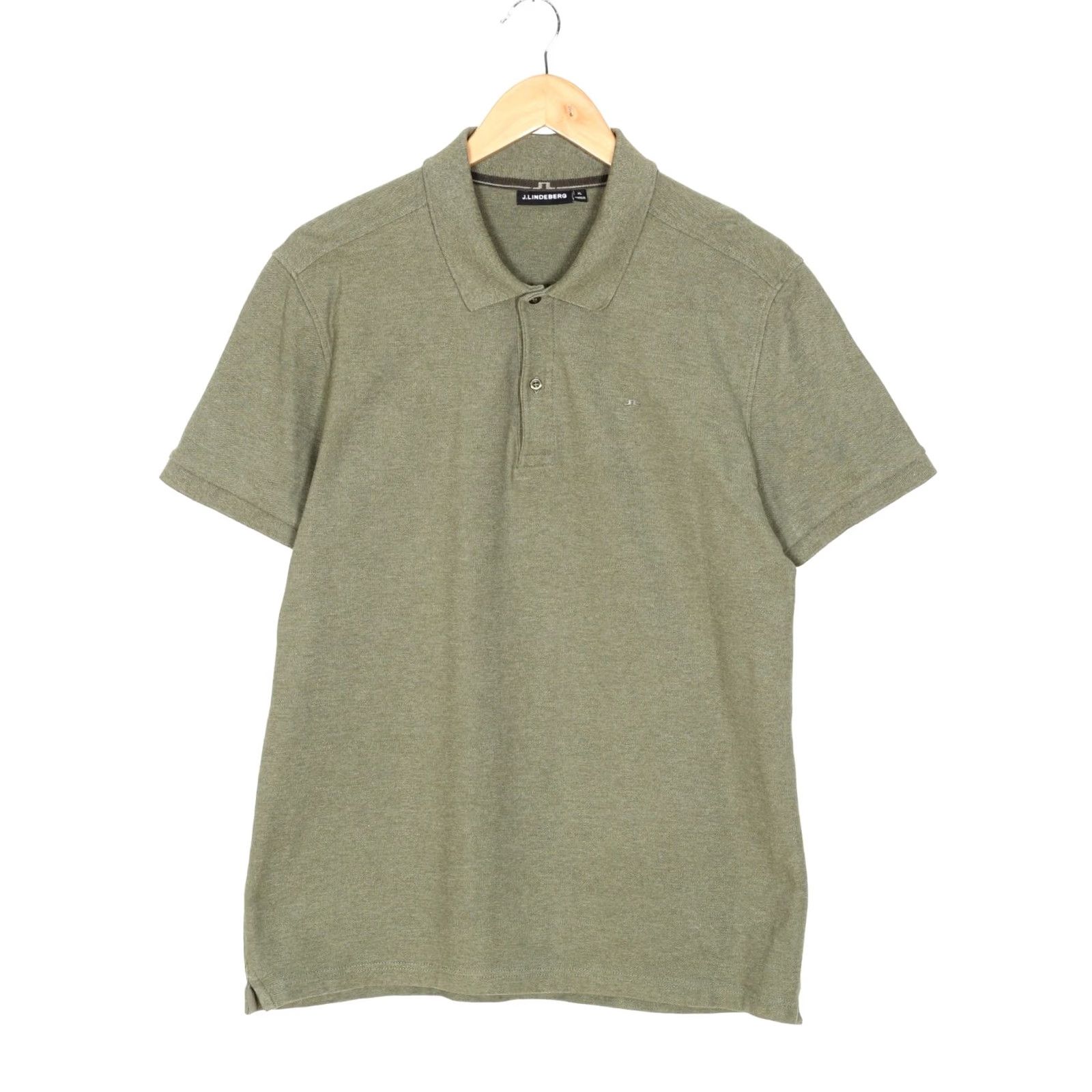 J.Lindeberg J.LINDEBERG Troy Polo Shirt Short Sleeve Men XL Green Polo VR2212 Size US XL / EU 56 / 4 - 2 Thumbnail