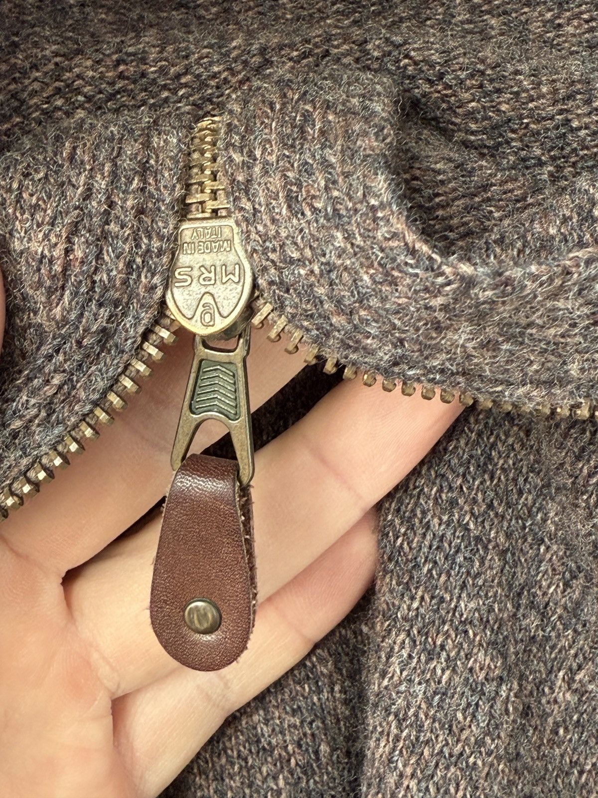 Marlboro Classics Marlboro classics Knit Wool sweater 1/3 zip brown 90s Size US XL / EU 56 / 4 - 4 Thumbnail
