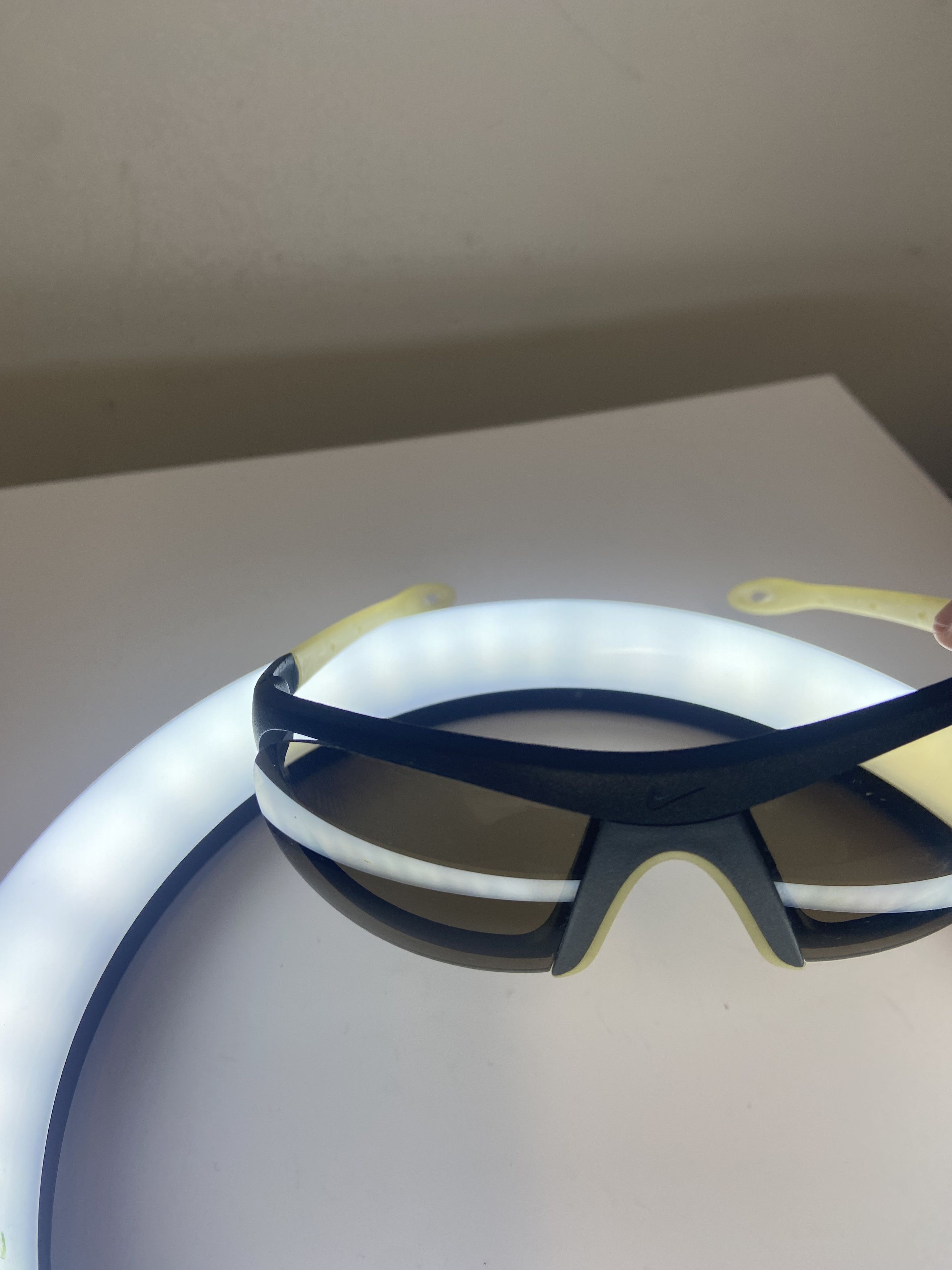 image of Nike Vintage Sunglasses Rv12 in Black Yellow, Men's