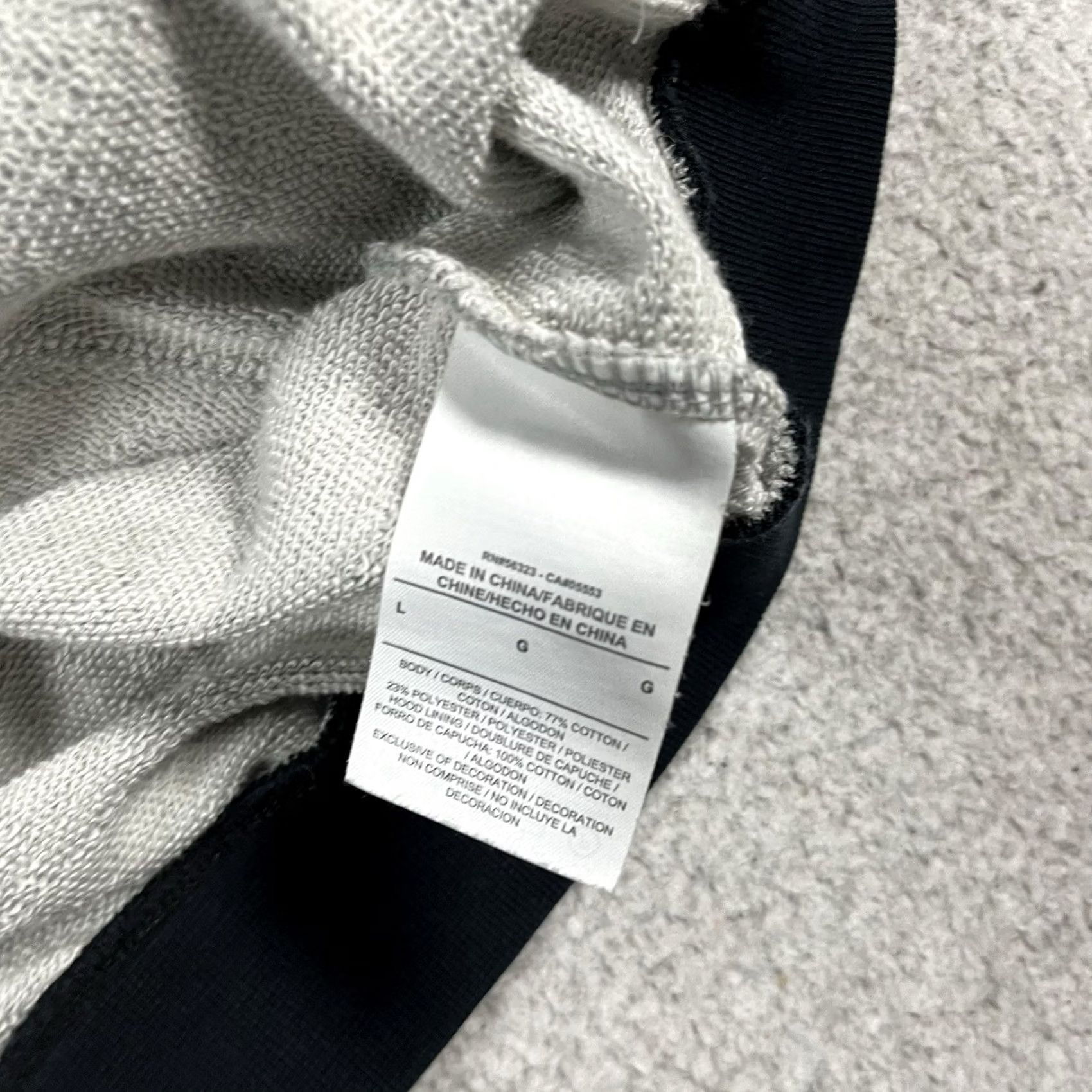 Jordan Brand Air Jordan Hoodie Men L Gray Pullover Jumpman Basketball Sweatshirt Classic Size US L / EU 52-54 / 3 - 5 Thumbnail