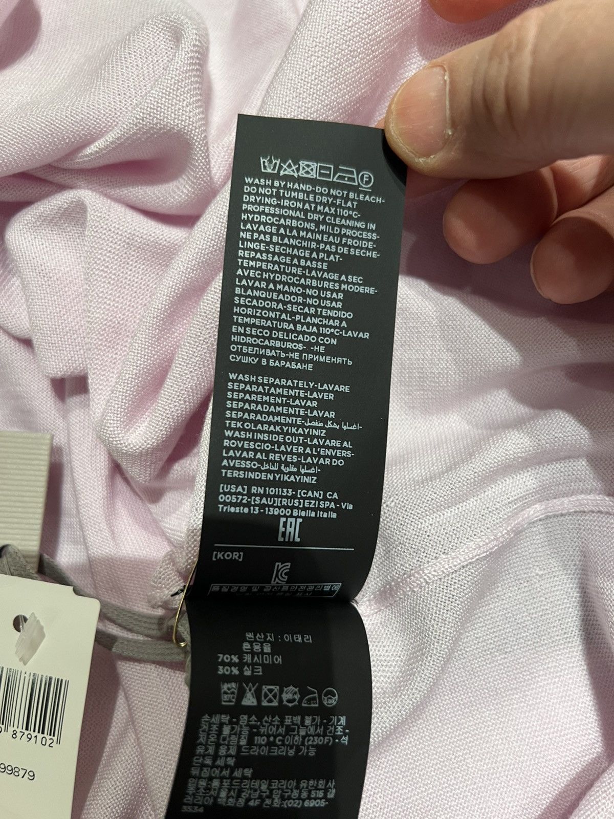 Tom Ford TOM FORD jumper 54 Italy 70% Cashmere 30% Silk Pink Size US XL / EU 56 / 4 - 11 Thumbnail