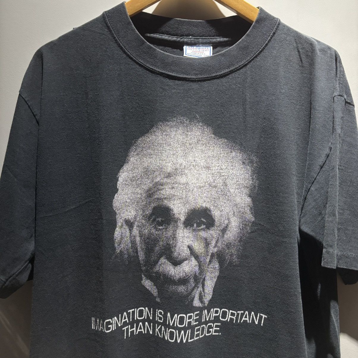 Vintage Vintage Albert Einstein T-shirt Size US L / EU 52-54 / 3 - 3 Thumbnail