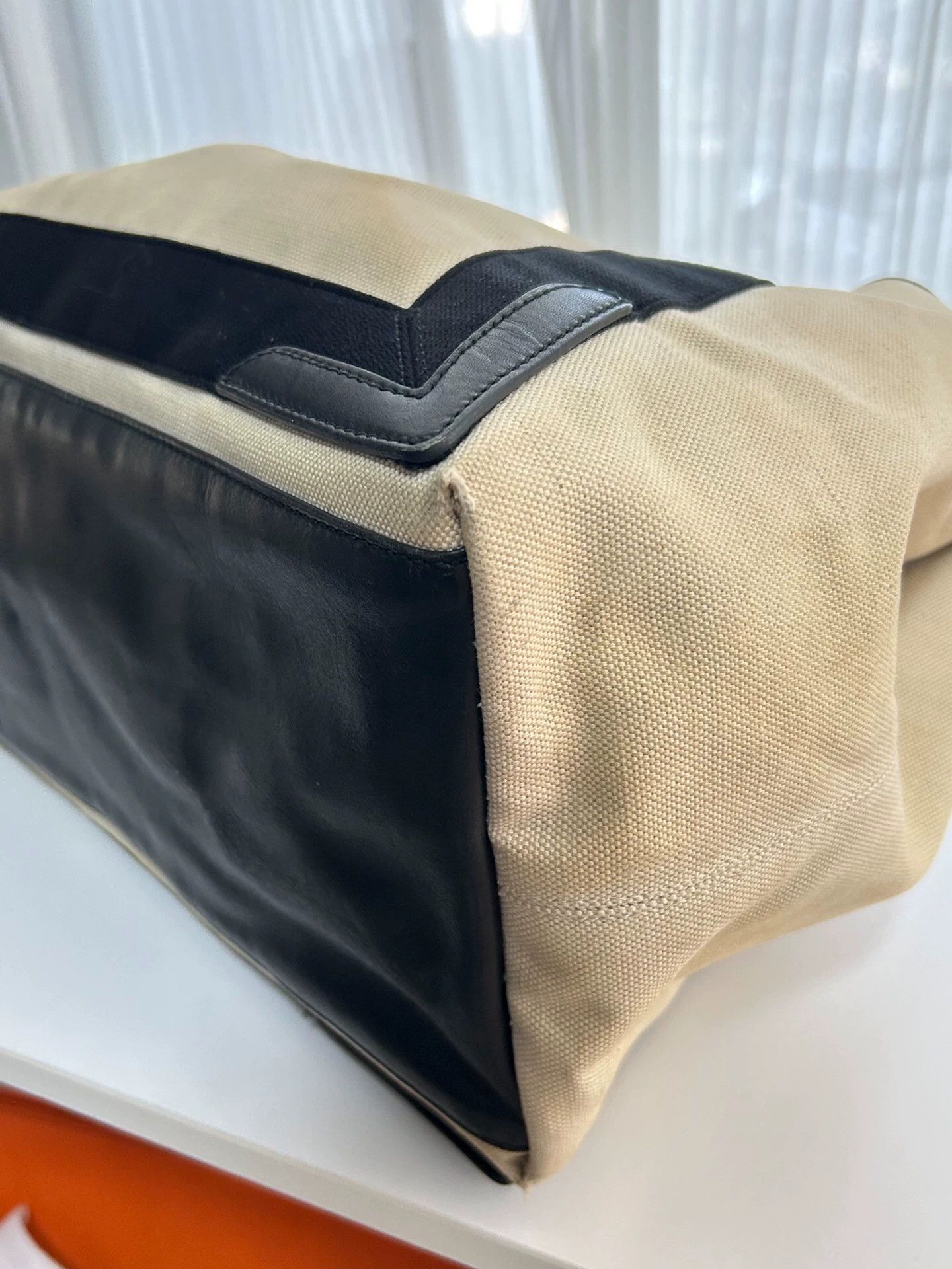 Balenciaga BALENCIAGA canvas leather bag 9/10 40x32 Size ONE SIZE - 4 Thumbnail