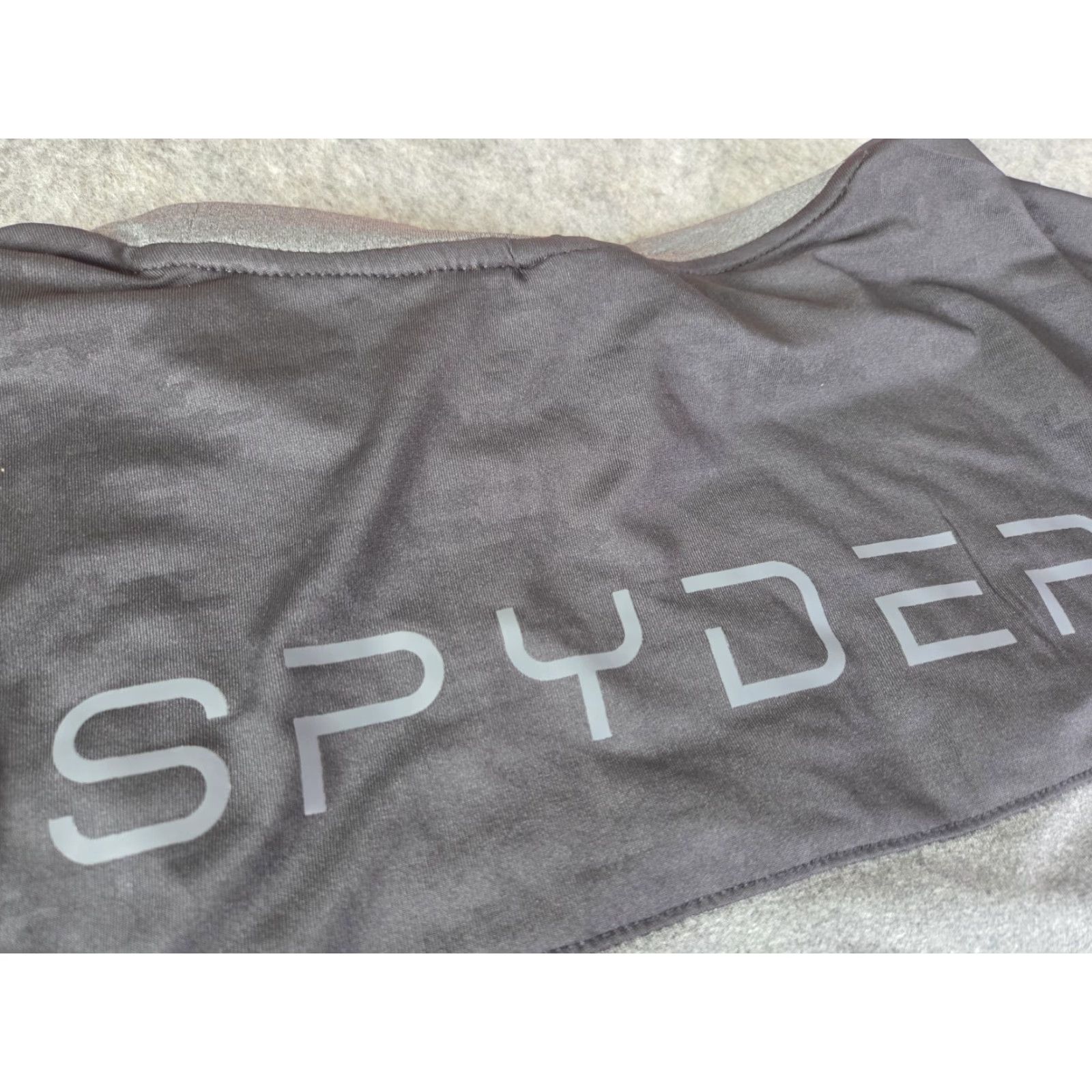 Spyder Spyder Active Shirt Mens Large Gray Black Pro Web Crew Neck Athletic Tee Short Sleeve 90s? Size US L / EU 52-54 / 3 - 5 Thumbnail