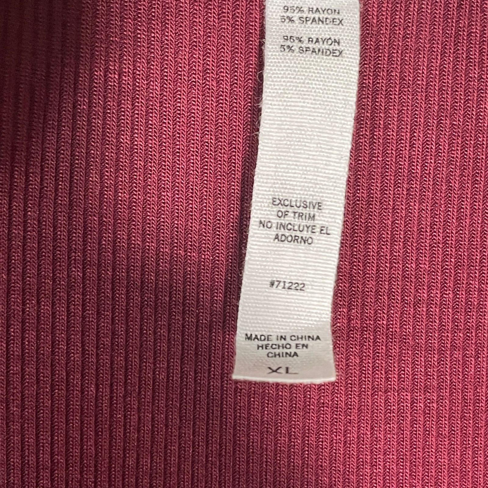 Steve Madden Steve Madden Women's Ribbed Sleep Tee/pants set red XL Size 34" / US 12 / IT 48 - 10 Thumbnail