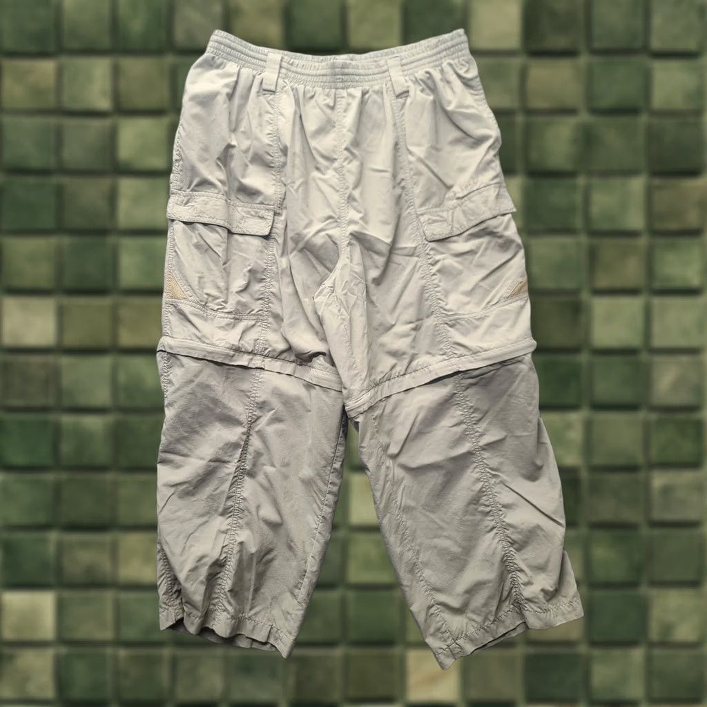 Vintage Columbia PFG Backcast Pants Mens L 30x32 Cargo Convertible Water Resistant Pockets Quick Dry Size US 33 - 1 Thumbnail