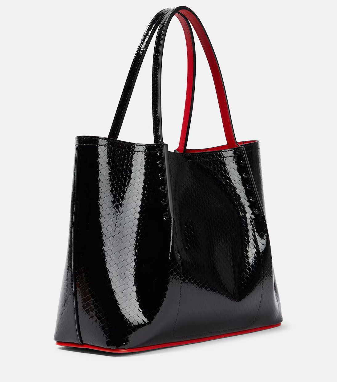 Christian Louboutin o1s1wg111124 Size: OS / Patent Leather Tote Bag in Black Size ONE SIZE - 2 Thumbnail