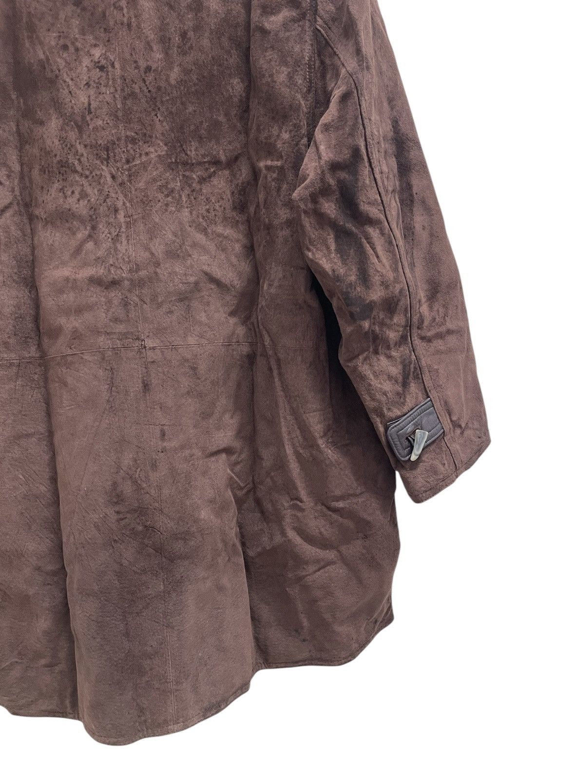 Gianni Valentino Vtg Gianni Valentino Fur Hoodie Leather Jacket Size US M / EU 48-50 / 2 - 9 Thumbnail
