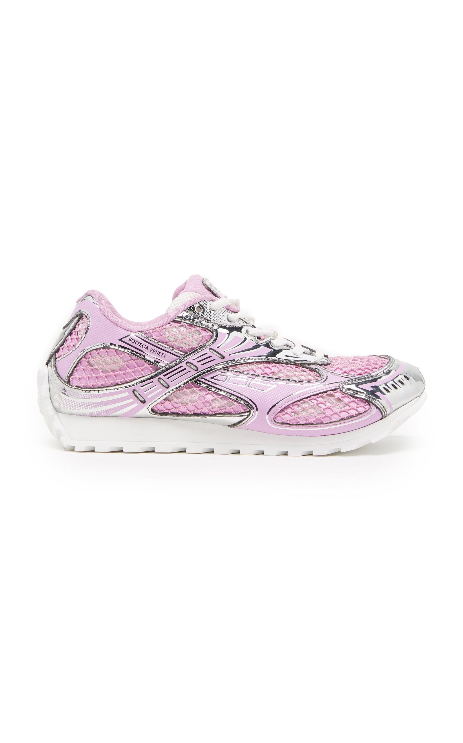 Orbit Fishnet Sneakers pink