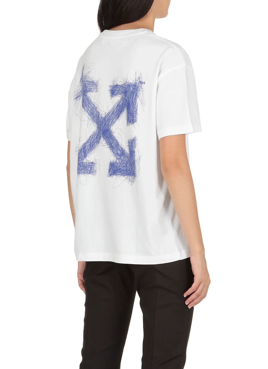Off-White o1gr1nt0325 Pen Arrows Reg T-Shirt in White Size XXS / US 00 / IT 34 - 3 Thumbnail