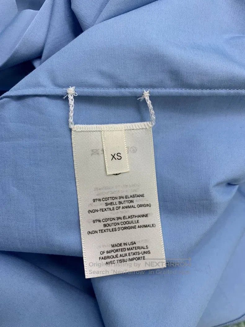 The Row The Row Blue Long Sleeve Shirt XS. Size US XS / EU 42 / 0 - 5 Thumbnail