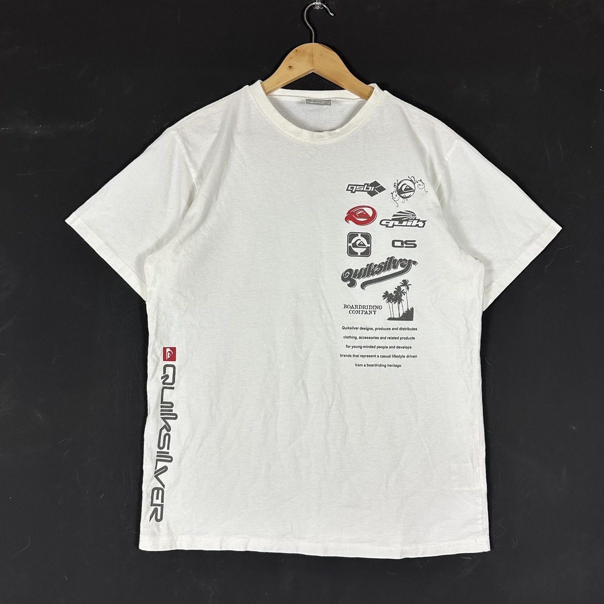 Quiksilver × Vintage VINTAGE Y2K QUIKSILVER MULTILOGO Size US XL / EU 56 / 4 - 1 Thumbnail