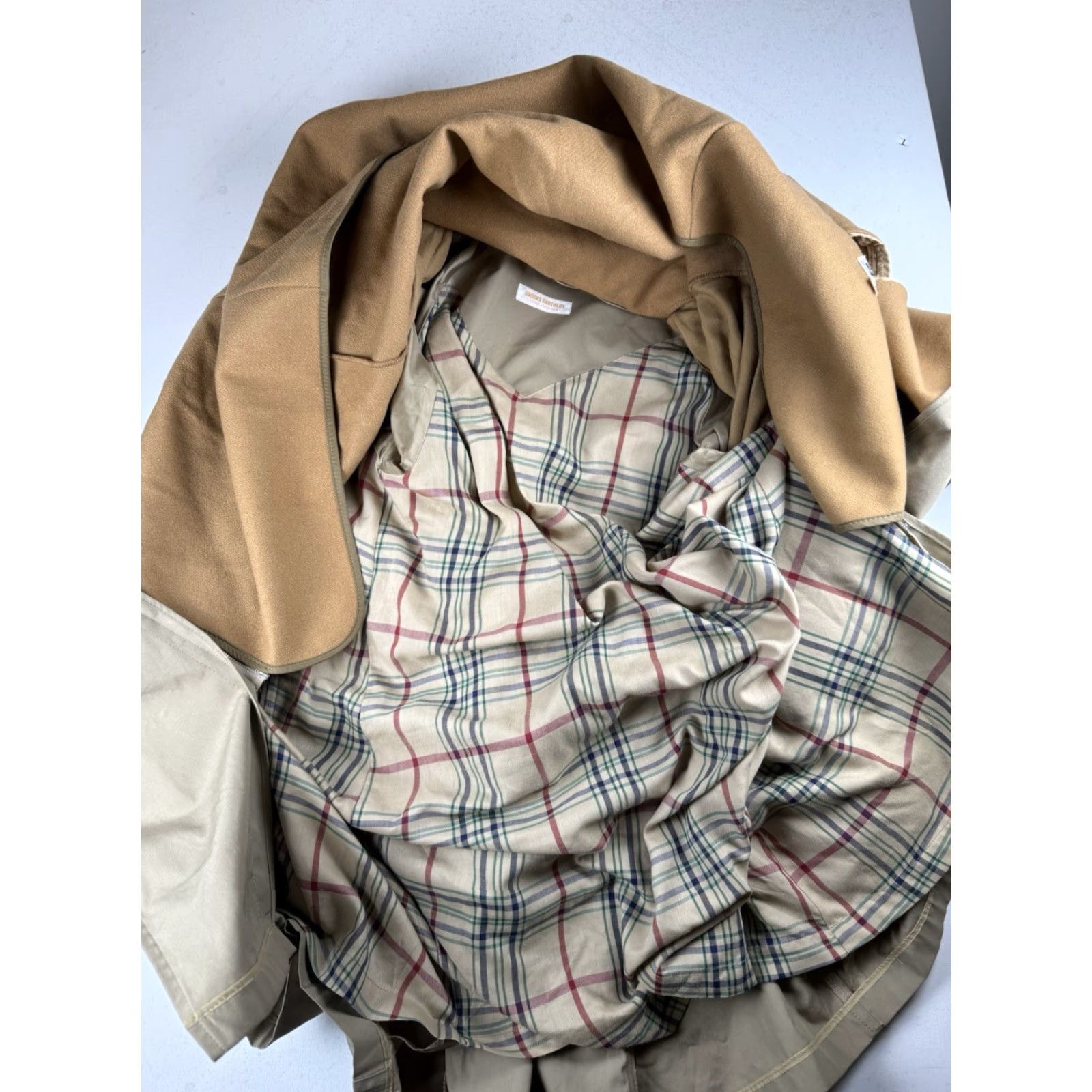 Brooks Brothers VINTAGE Brooks Brothers Trench Coat Jacket Mens Size 40 S Zip Wool Liner Size US XXS / EU 40 - 6 Thumbnail