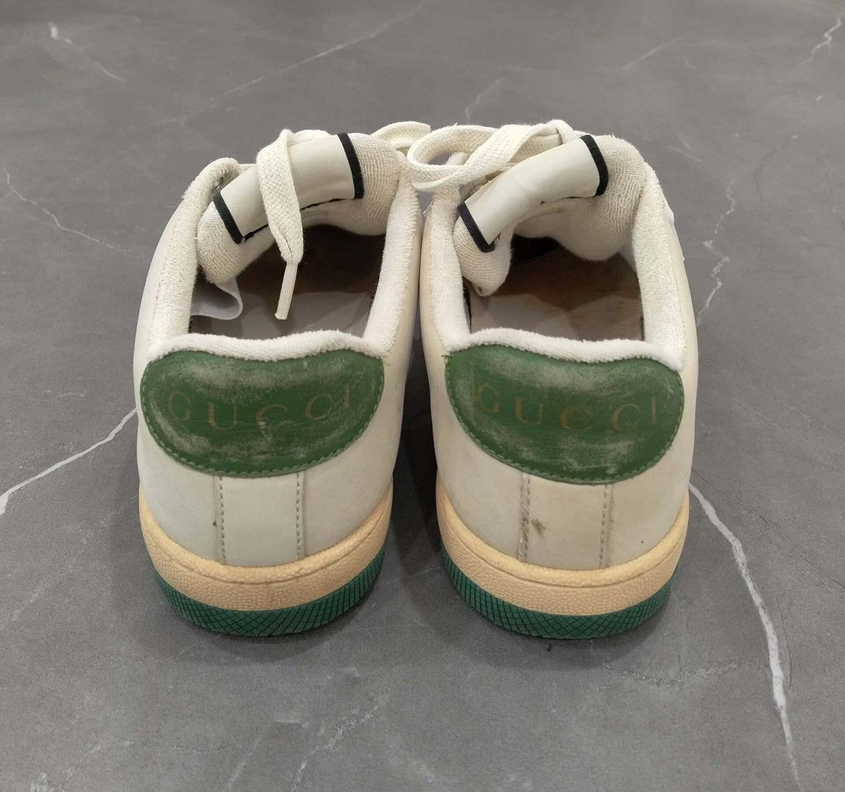 Gucci Gucci Low-Top Screener sneakers in distressed Size US 8.5 / IT 38.5 - 7 Thumbnail