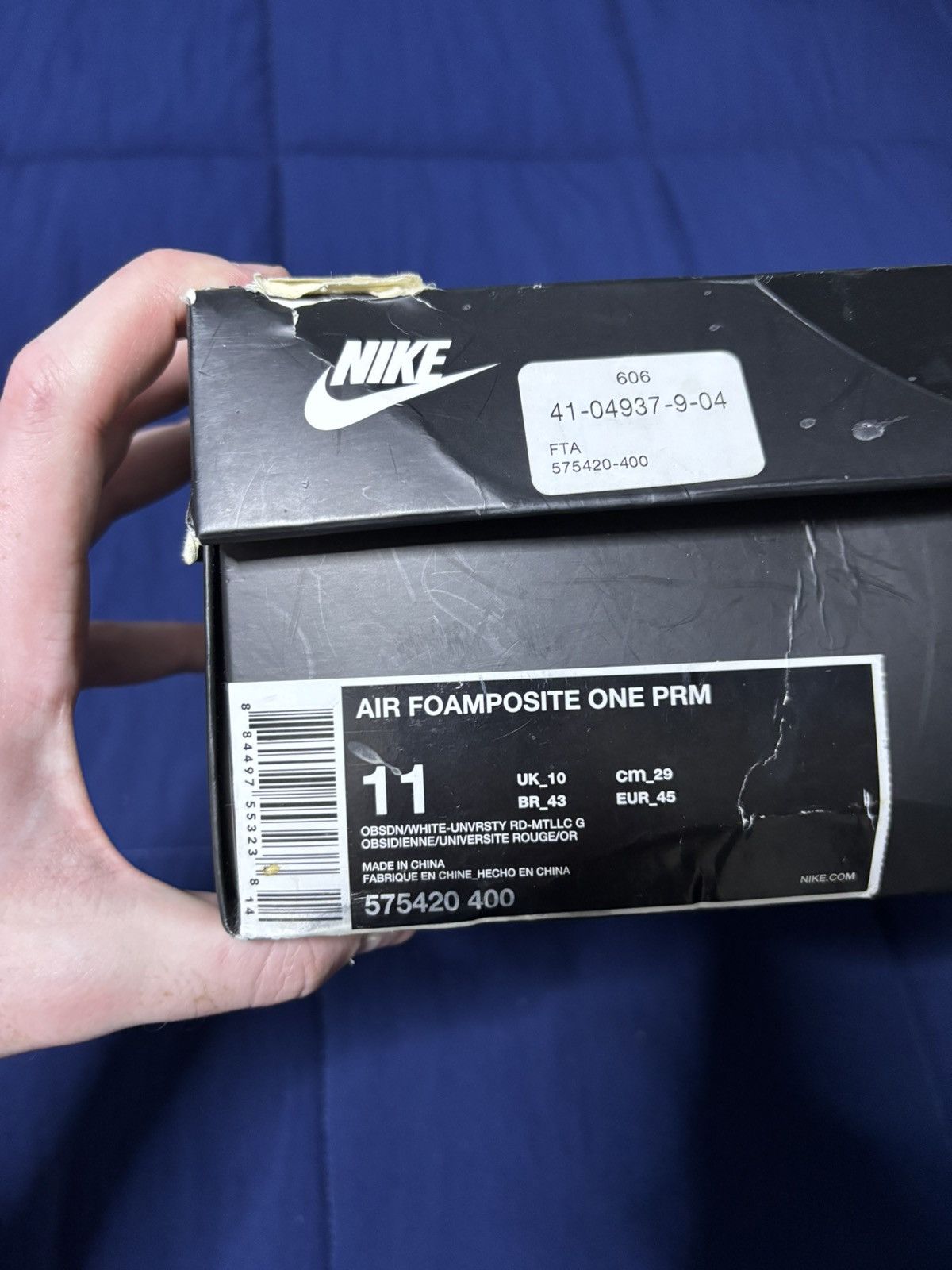 Nike Nike Air Foamposite One PRM Olympic Size 11 Size US 11 / EU 44 - 9 Thumbnail