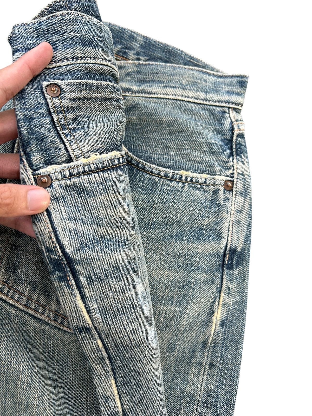 Kapital Edwin Selvedge Distressed Baggy Denim Jeans ☠️☠️ Size US 31 - 6 Thumbnail