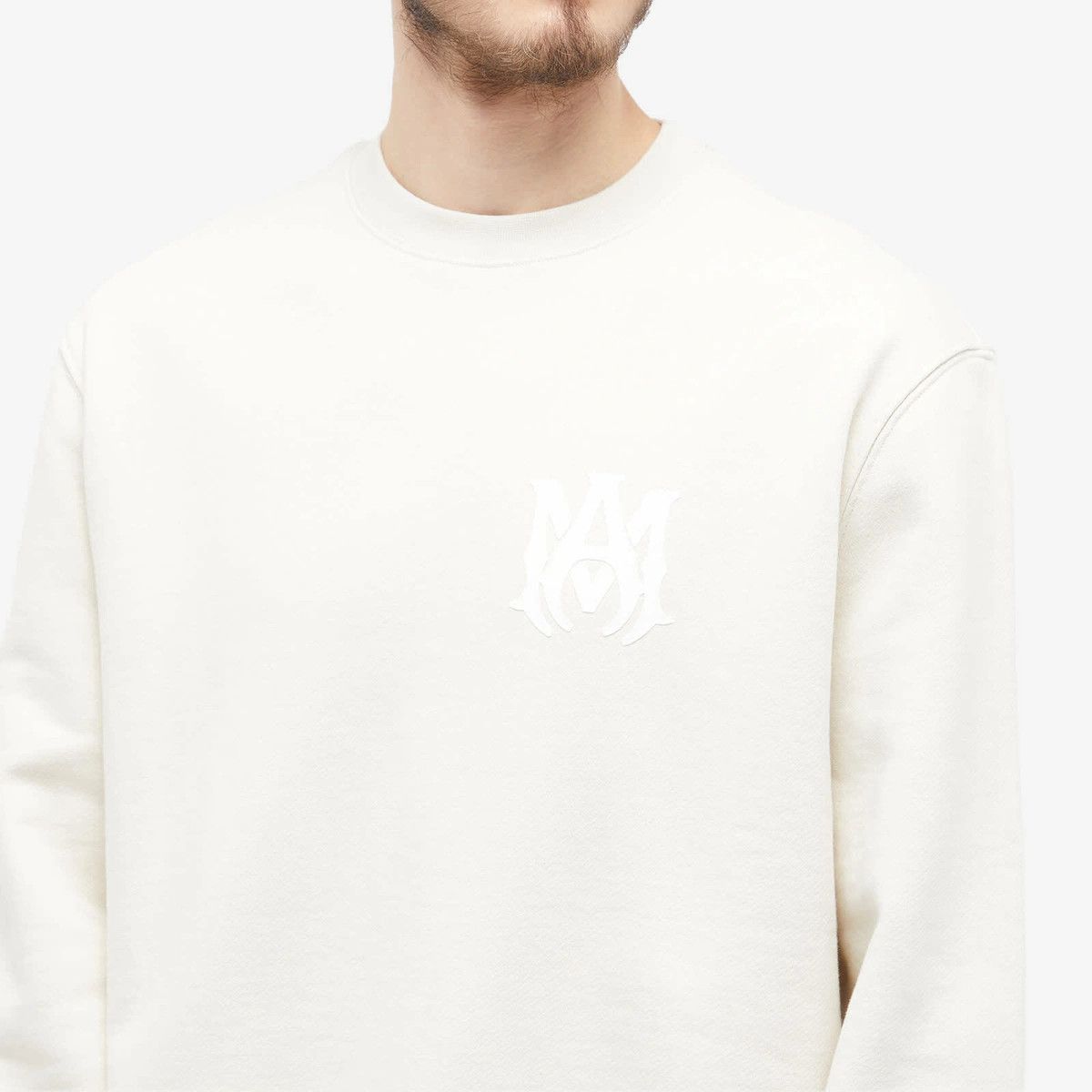 Amiri o1w1db10125 Crewneck Sweatshirt in White Size US M / EU 48-50 / 2 - 4 Thumbnail