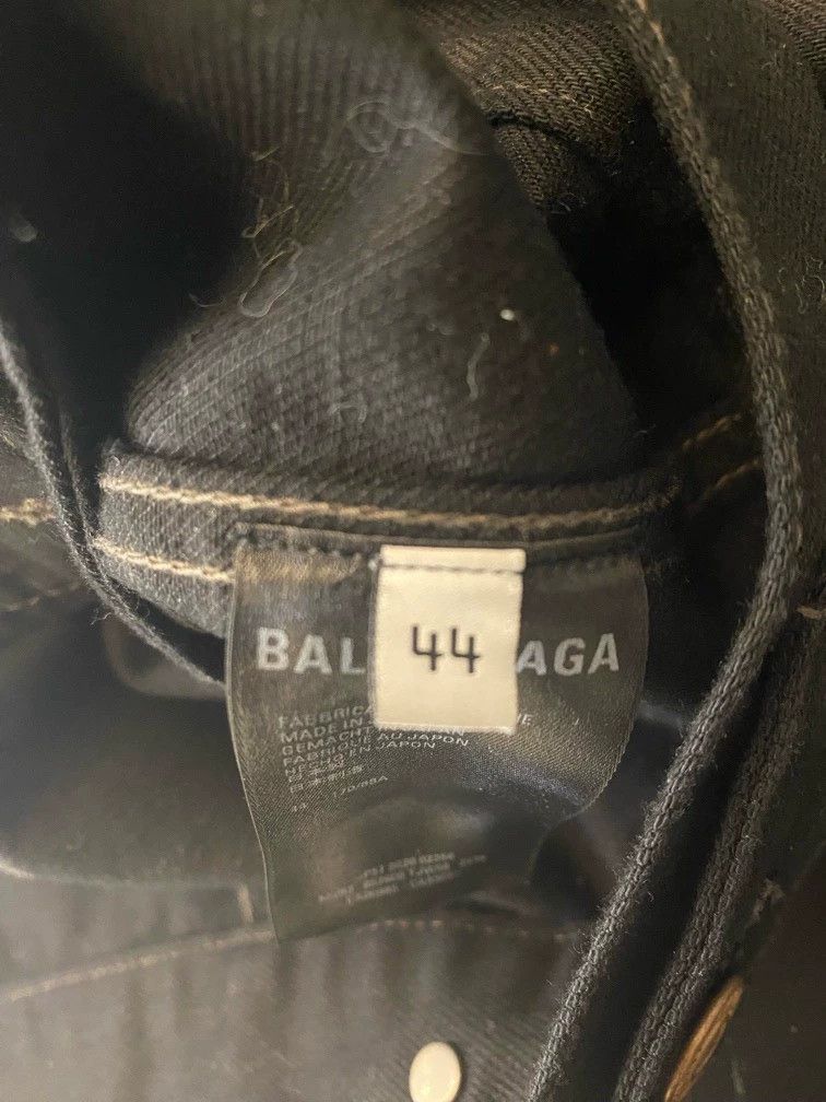 Balenciaga Balenciaga size 44 Black hooded denim jacket Size US S / EU 44-46 / 1 - 4 Thumbnail