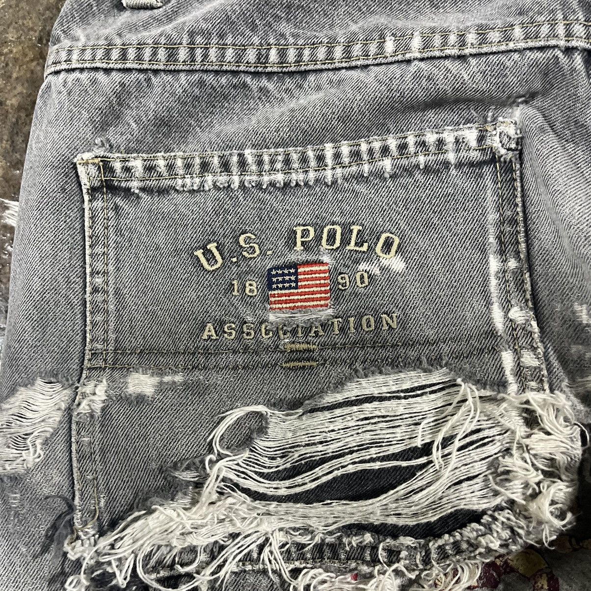 JNCO × Southpole × Vintage Crazy Vintage Y2K Thrashed Carpenter Jeans Skater Wide Leg Size US 34 / EU 50 - 17 Thumbnail