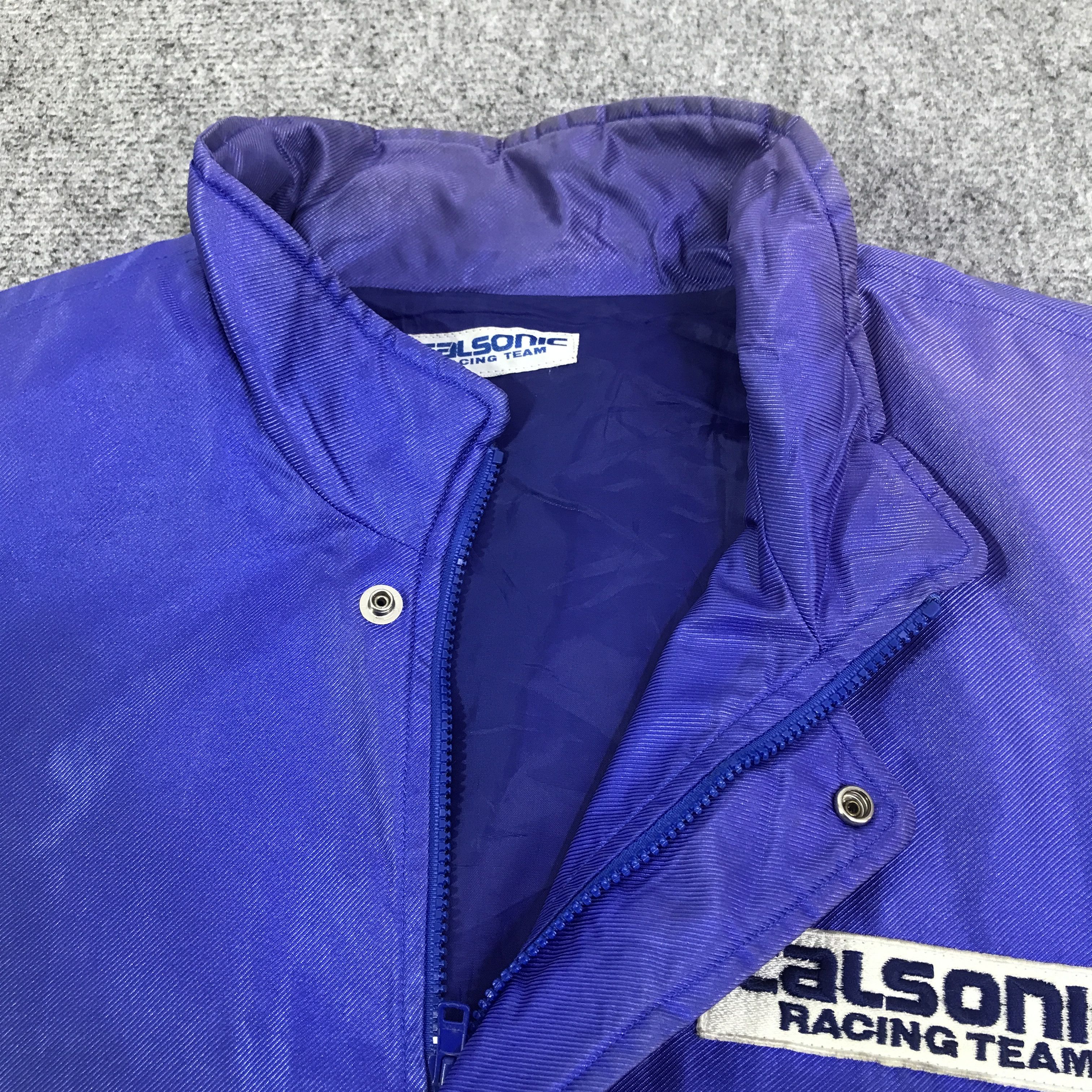 Japanese Brand Vintage calsonic racing team Faded jacket K126B5 Size US L / EU 52-54 / 3 - 5 Thumbnail